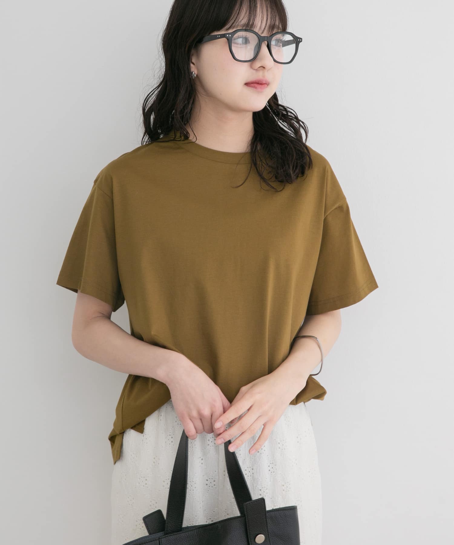 シルケット半袖Tシャツ