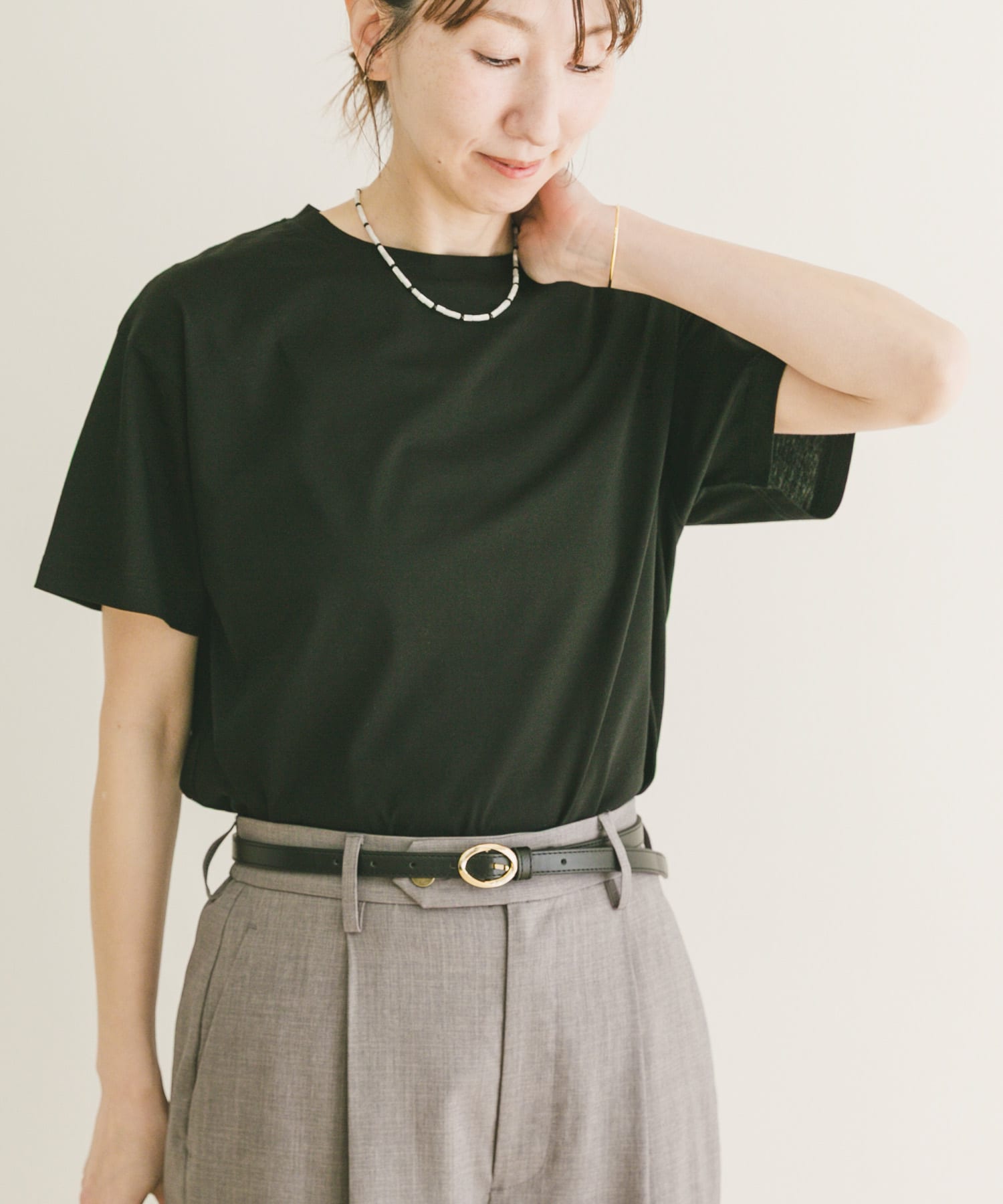 シルケット半袖Tシャツ