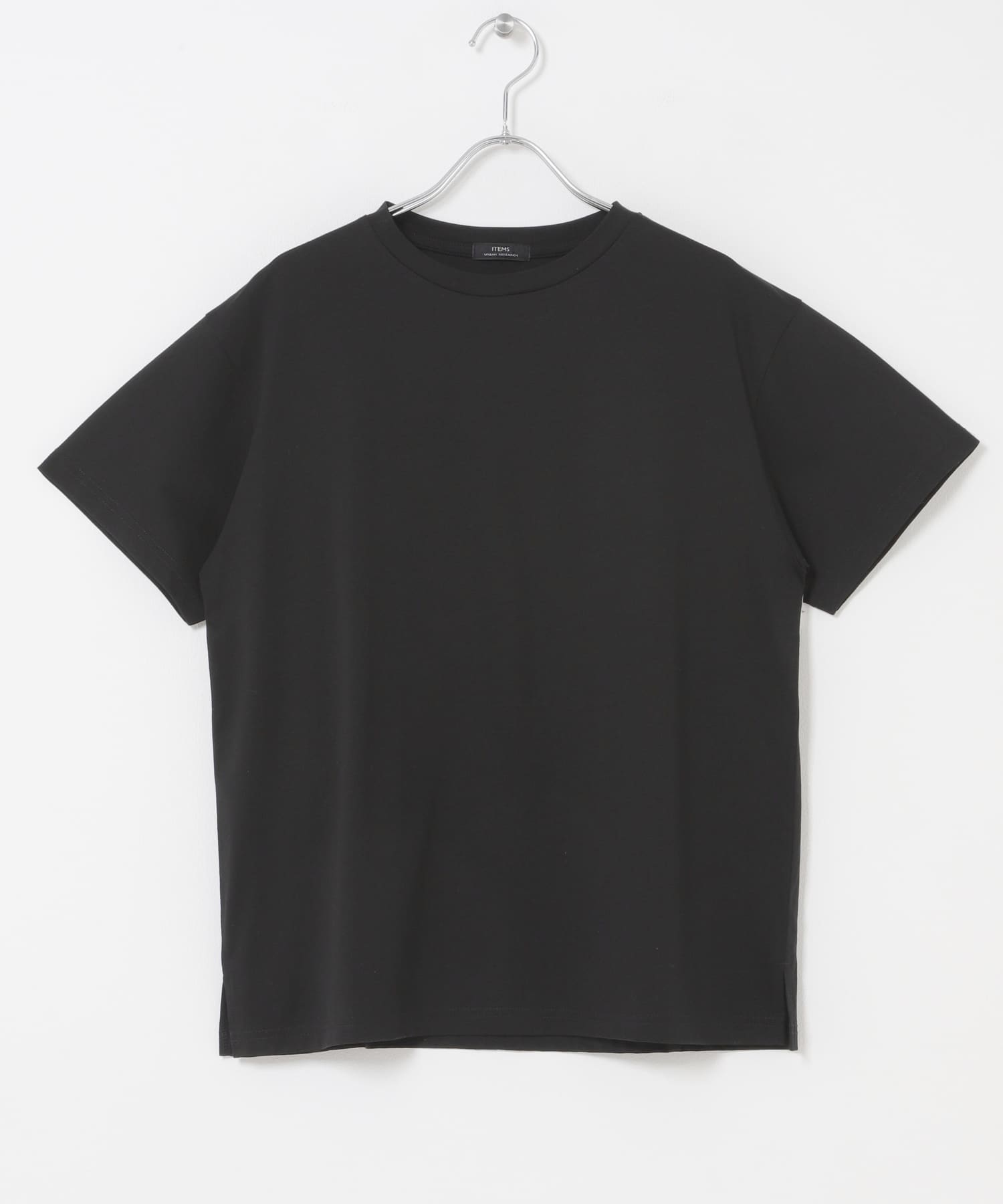 シルケット半袖Tシャツ BLK Free