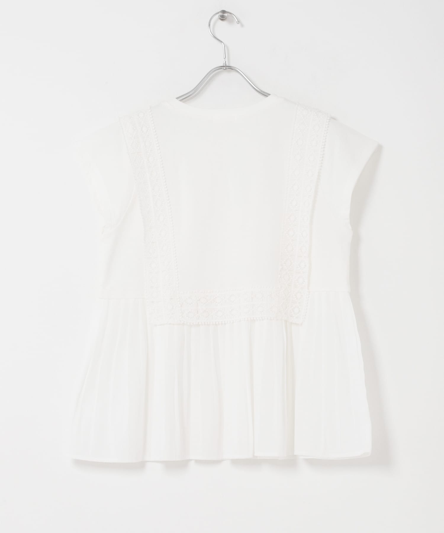 レーストリムプルオーバー WHT Free