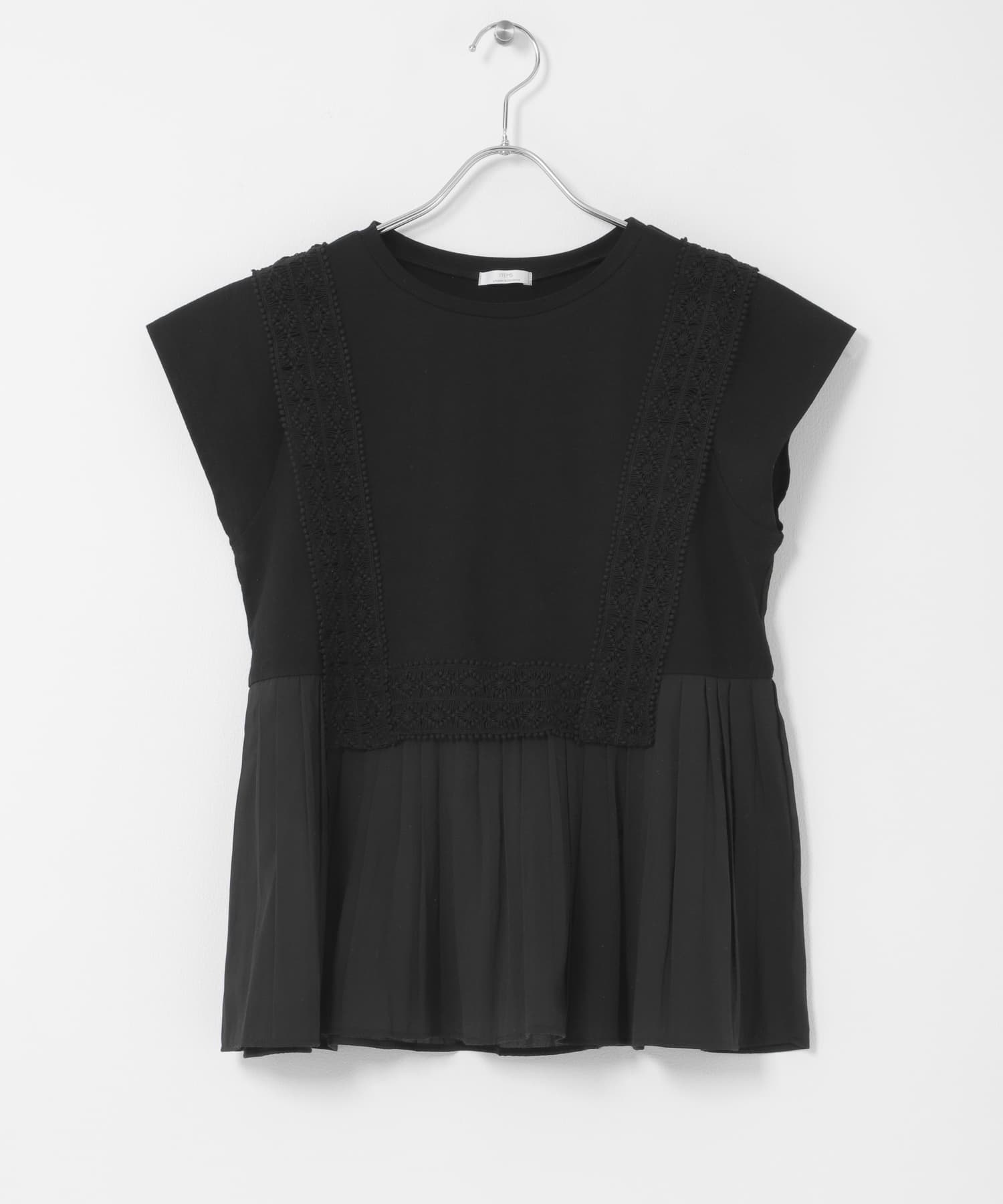 レーストリムプルオーバー BLK Free