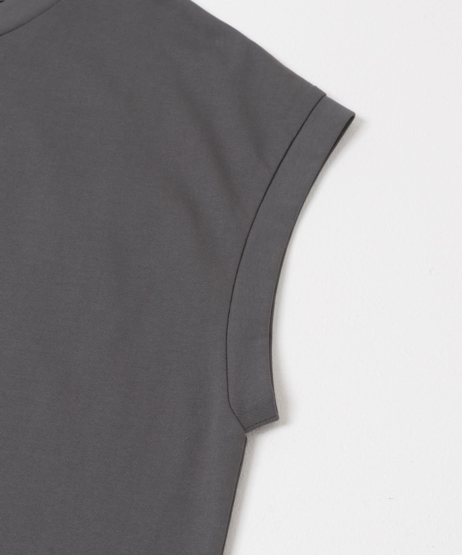 シルケットライクノースリーブTシャツ CHA Free