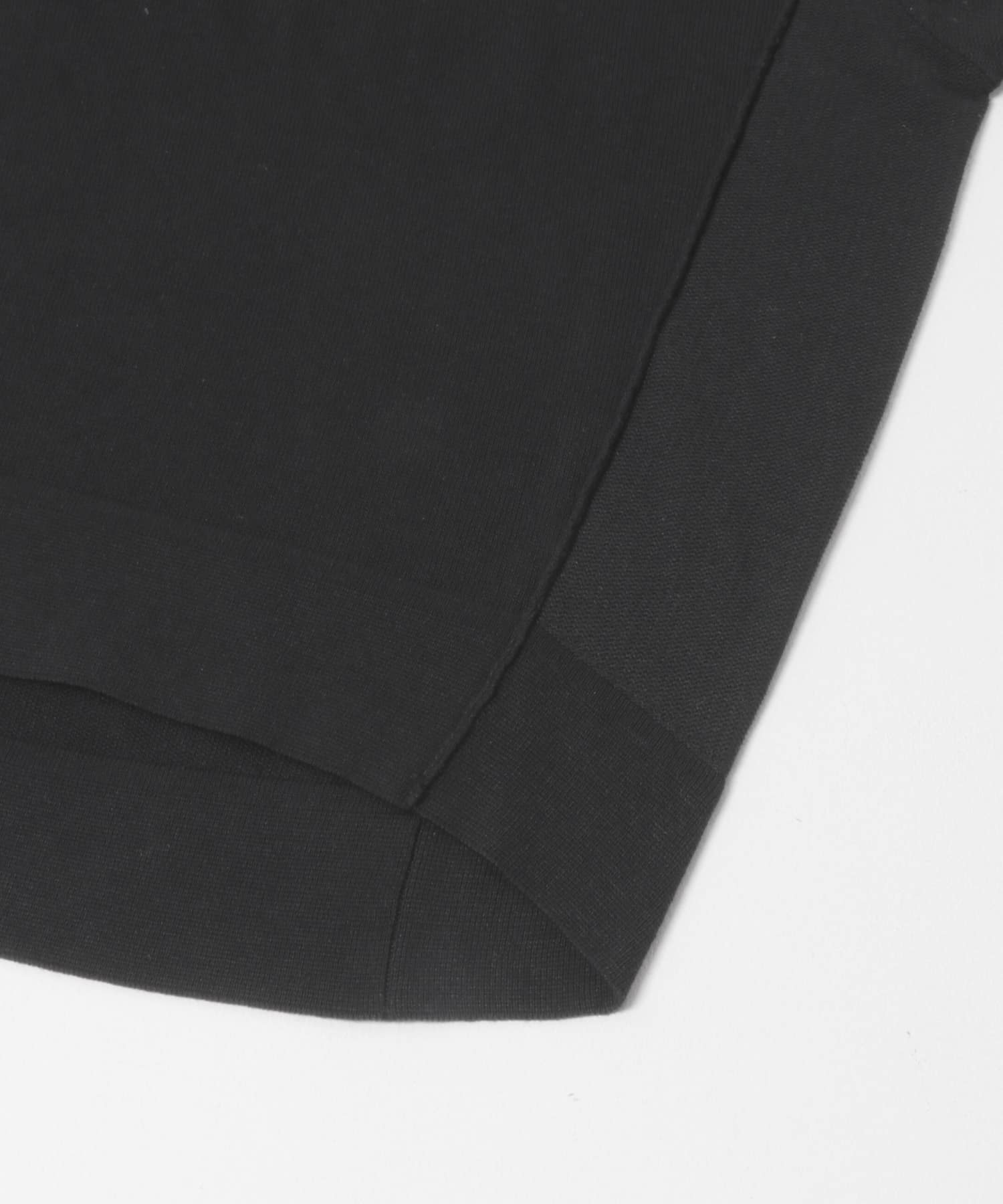 『洗濯可』ニットTシャツ BLK Free