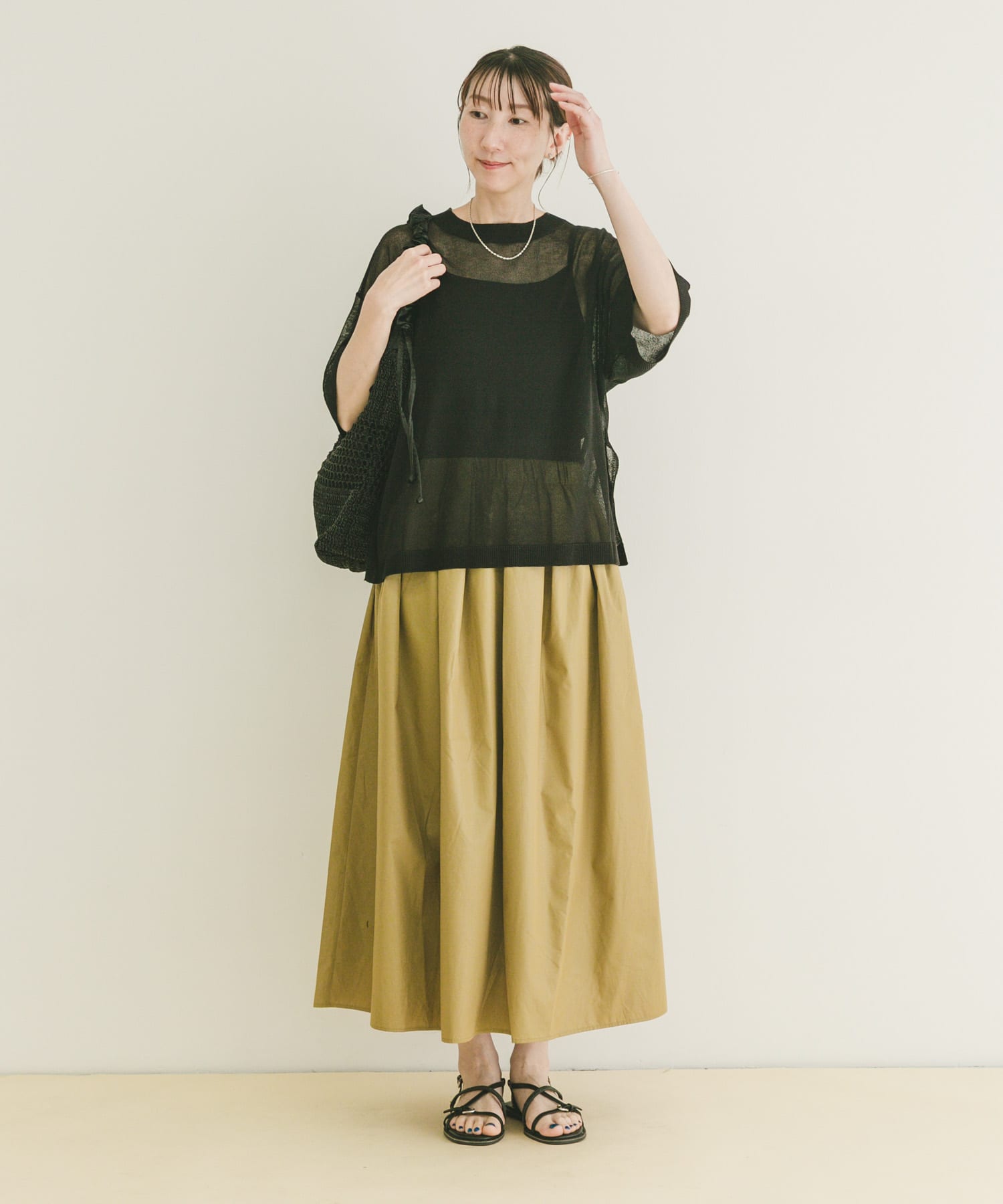 身長：164cm サイズ：Free