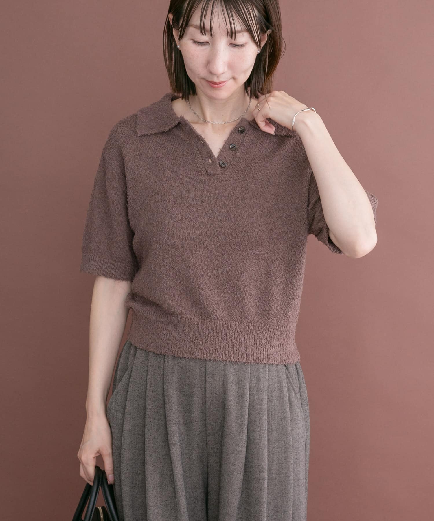 フリンジコンパクトポロニット(Free BRN): トップス｜URBAN RESEARCH