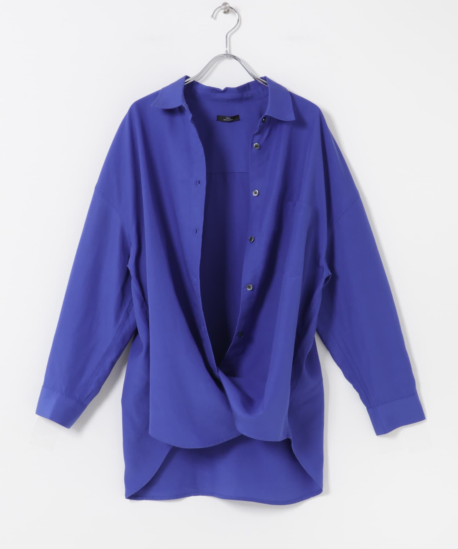 REFINED LINEN 2WAYシャツ BLU Free