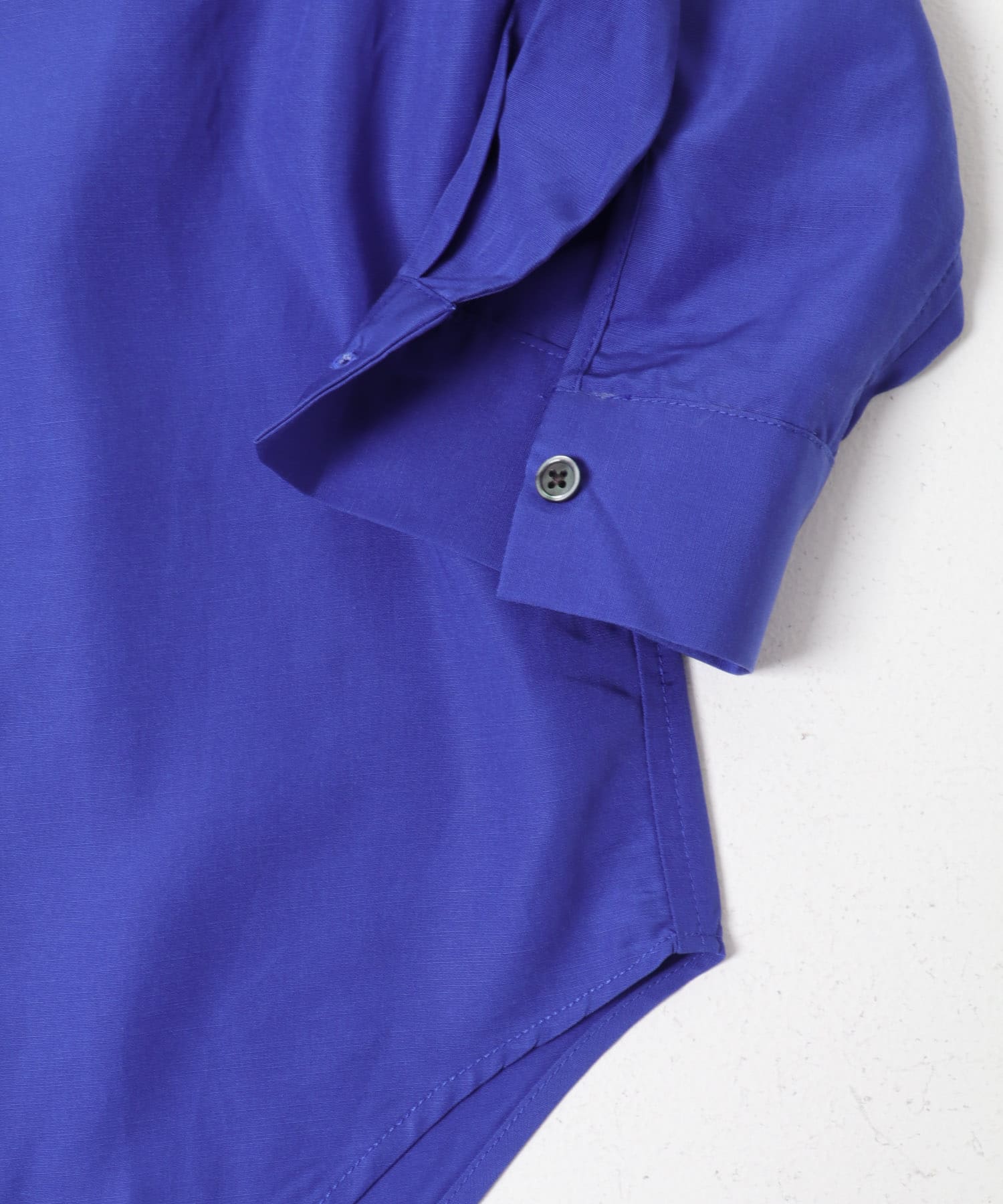 REFINED LINEN 2WAYシャツ BLU Free