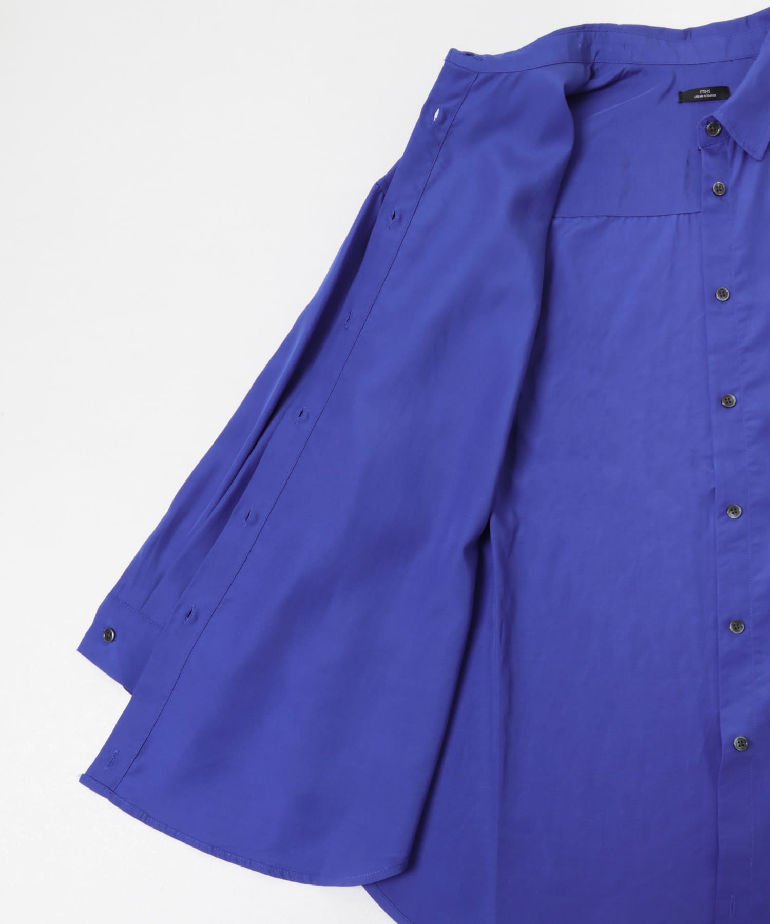 REFINED LINEN 2WAYシャツ BLU Free