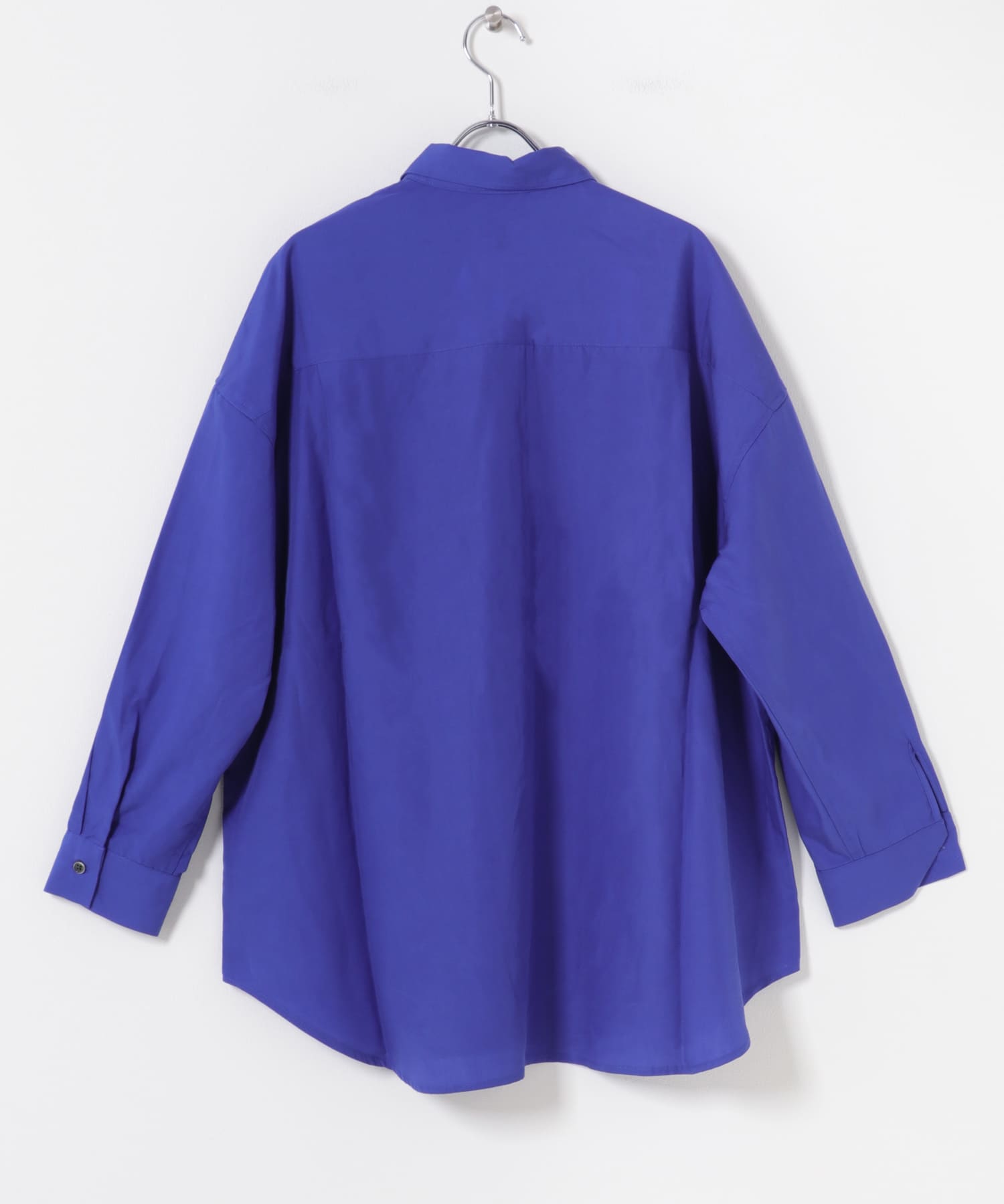 REFINED LINEN 2WAYシャツ BLU Free