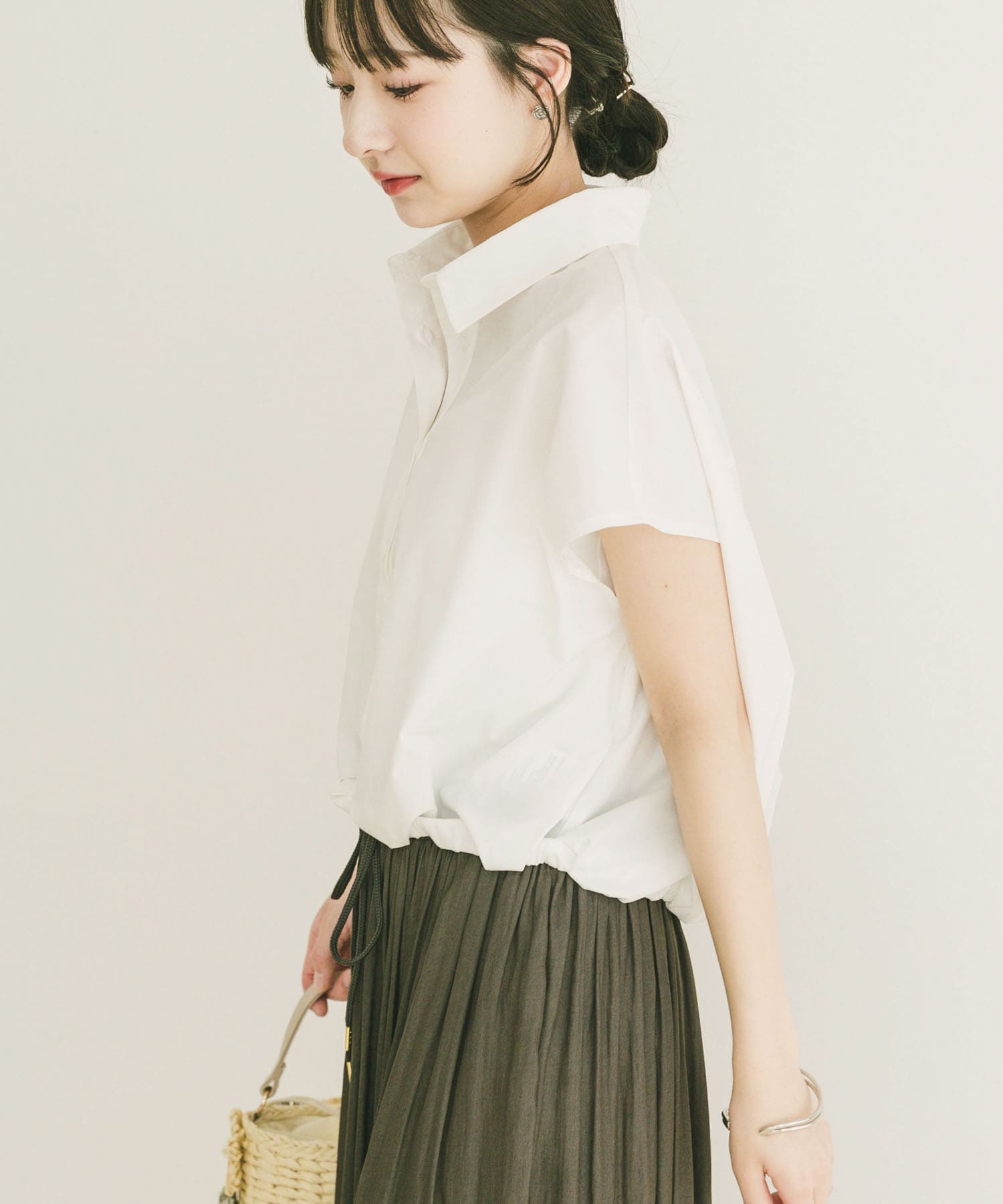 バルーンフレンチシャツ