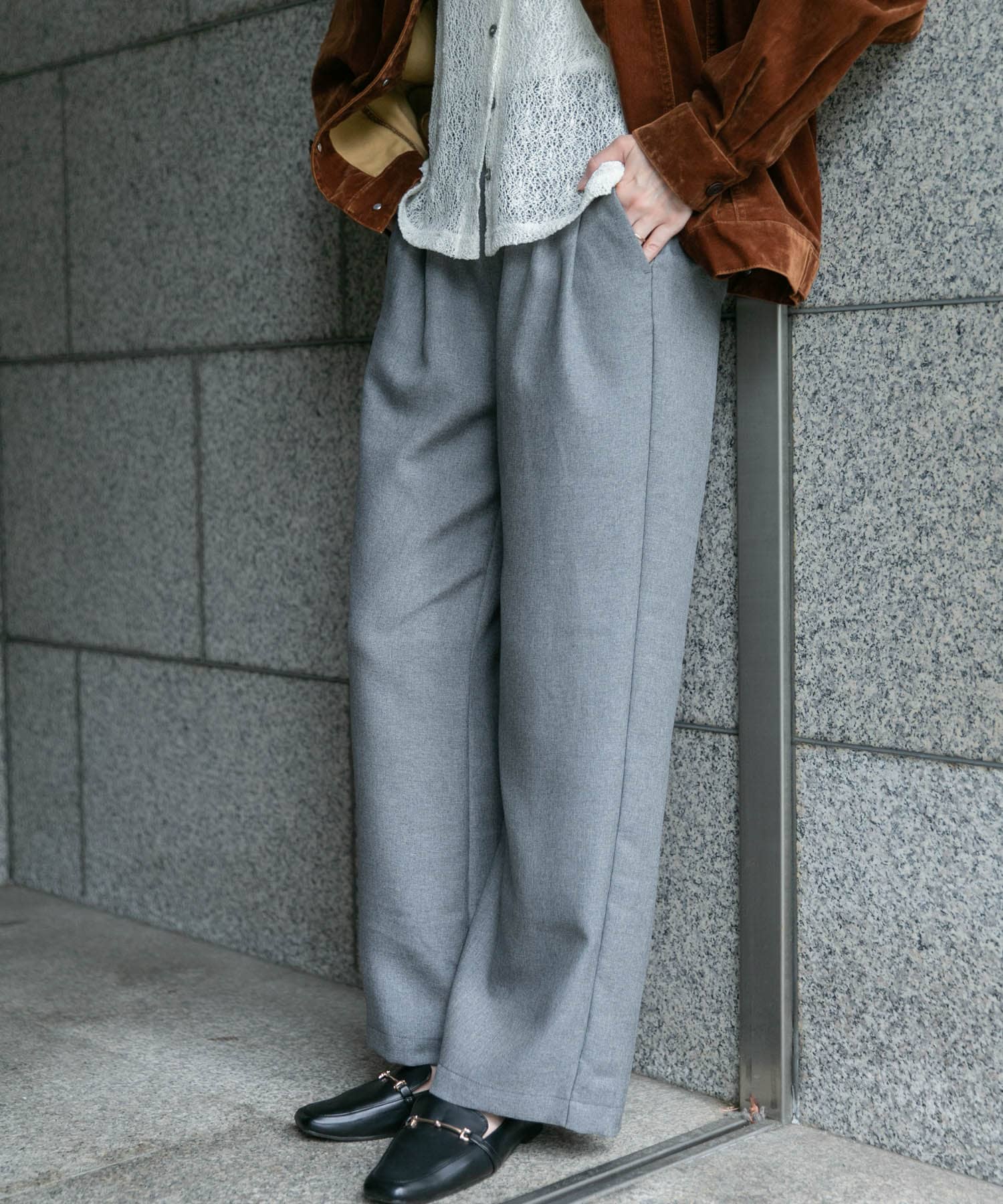 ドビーワイドパンツ