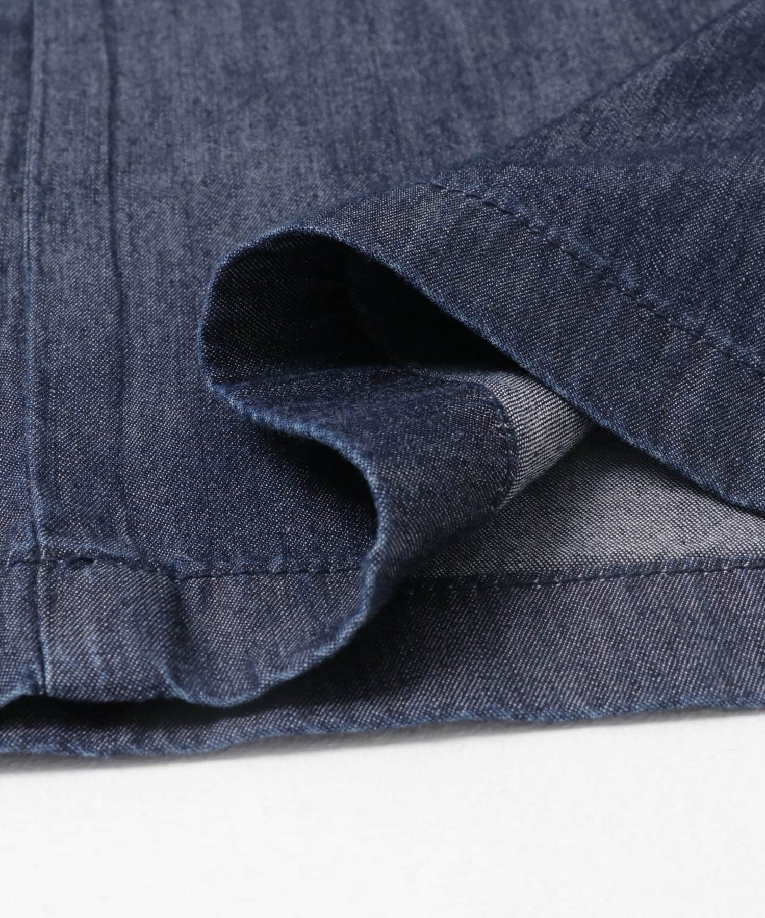 レーヨンデニムワイドパンツ ONE WASH Free