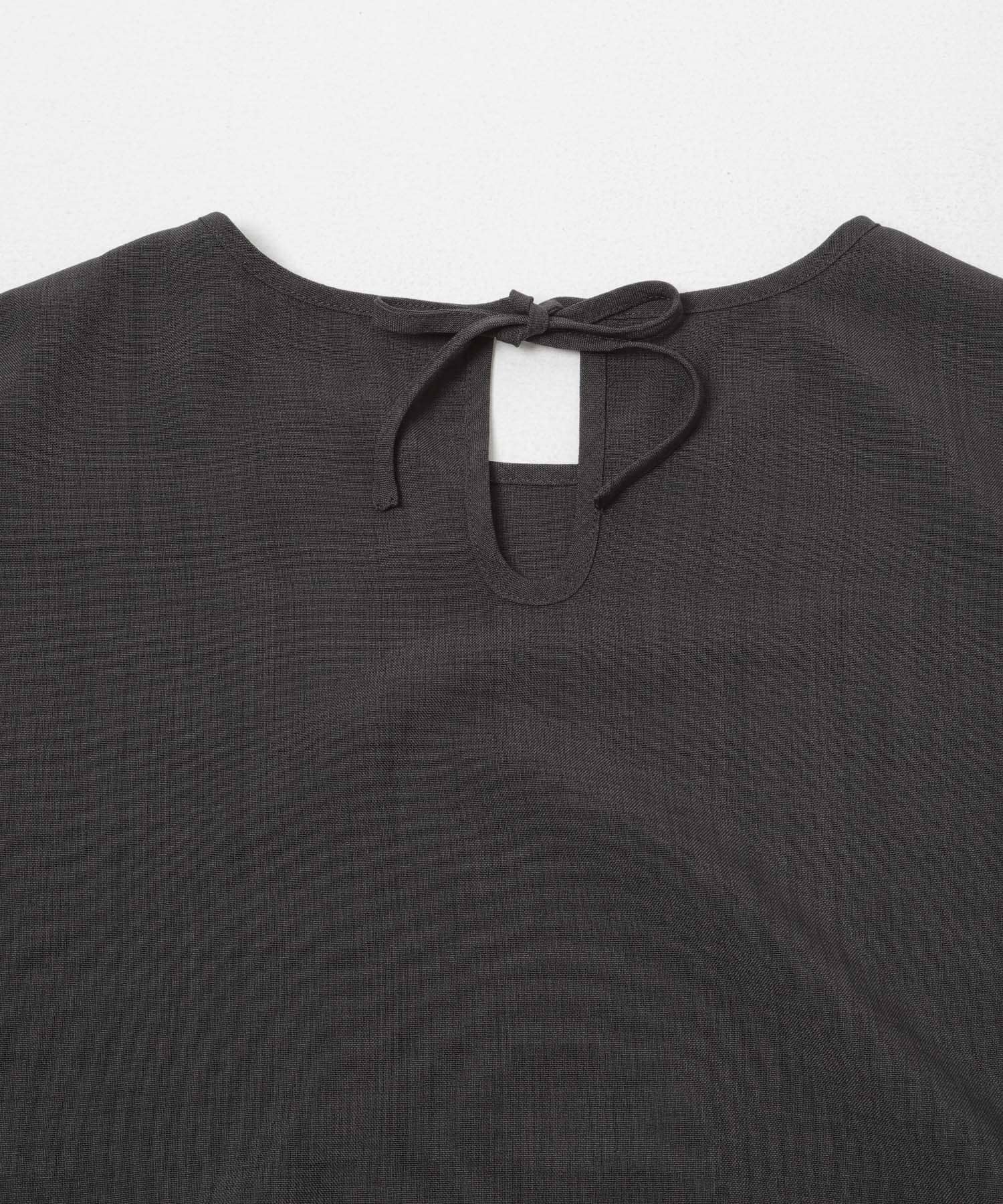 『イージーケア/接触冷感/UVカット』SMOOTH LINEN TOUCH ワンピース CHA Free