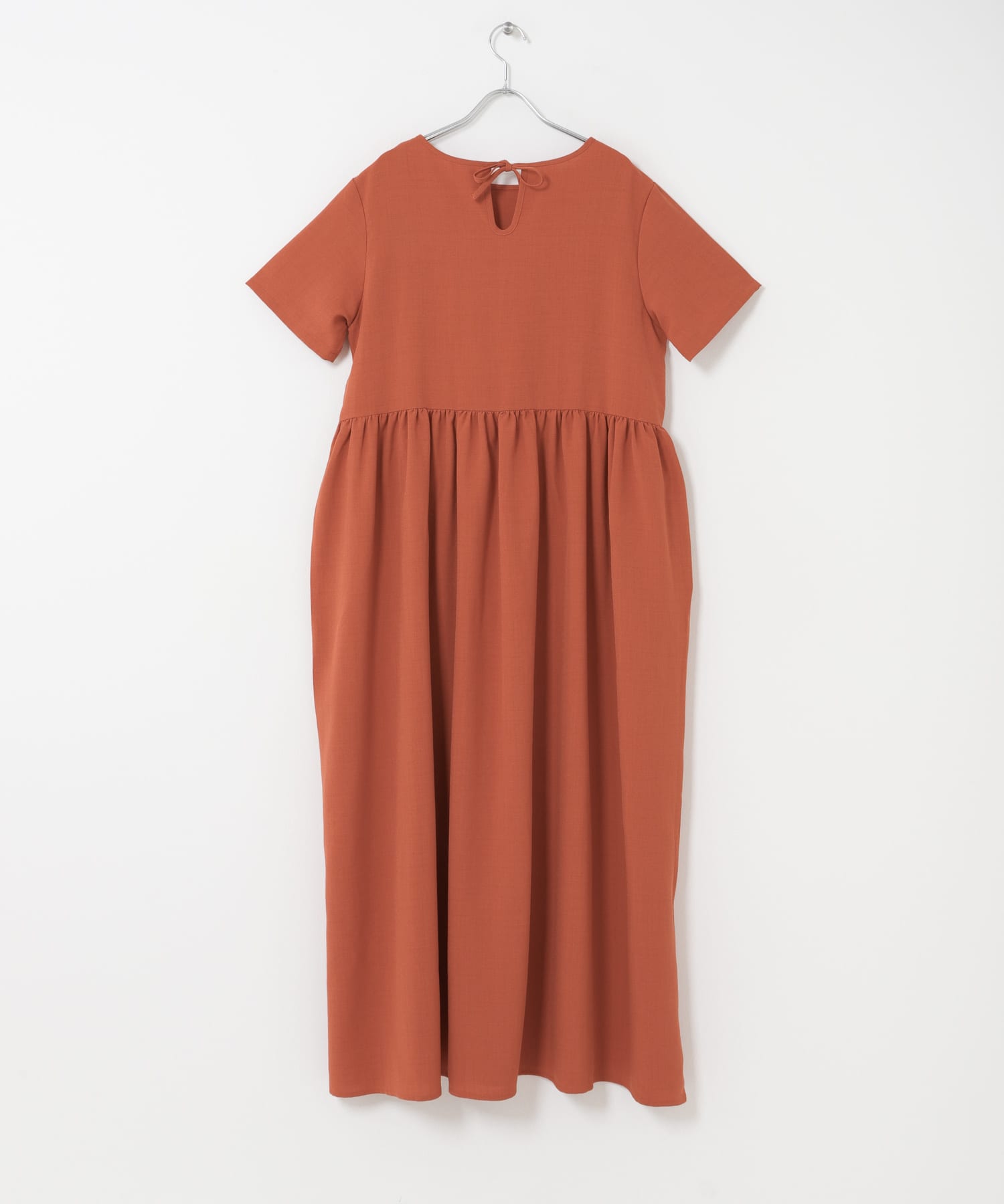 『イージーケア/接触冷感/UVカット』SMOOTH LINEN TOUCH ワンピース ORG Free