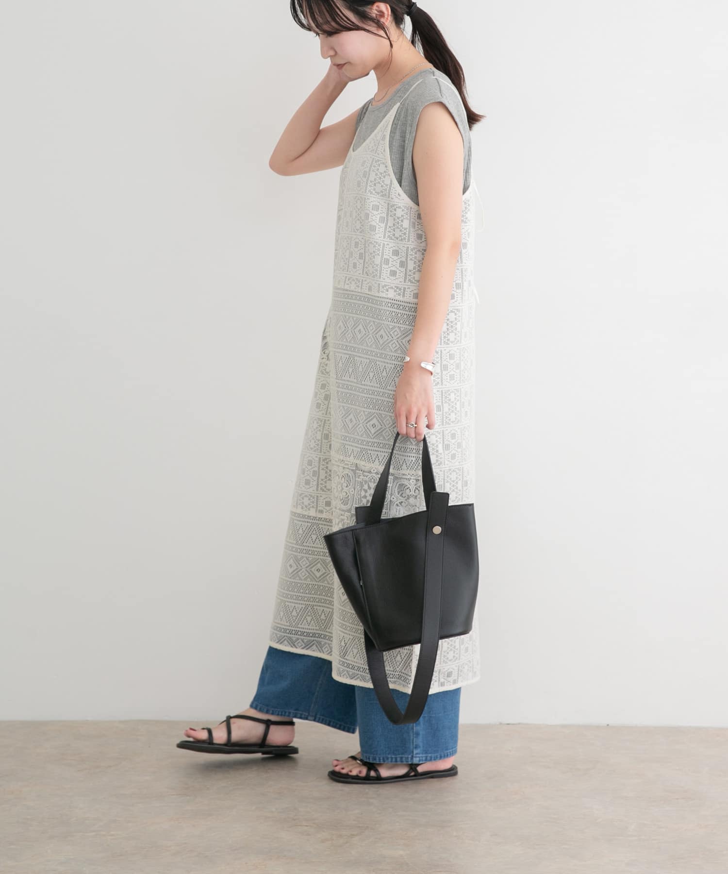 身長：157cm サイズ：Free