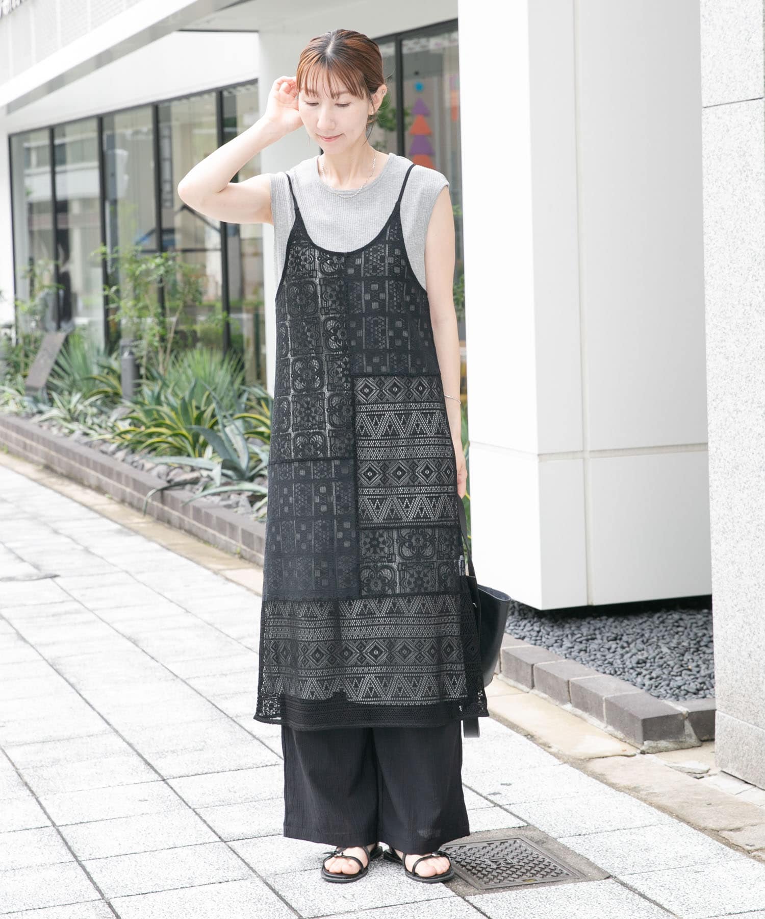 2WAYタンクトップワンピース(M BLACK): ワンピース｜URBAN RESEARCH
