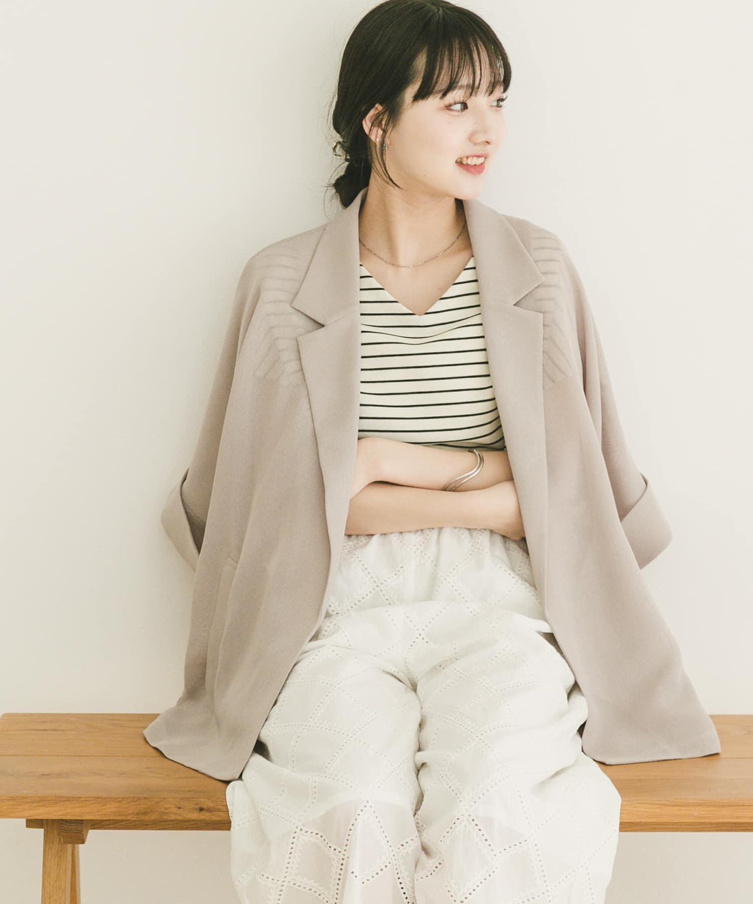 メッシュ半袖ジャケット