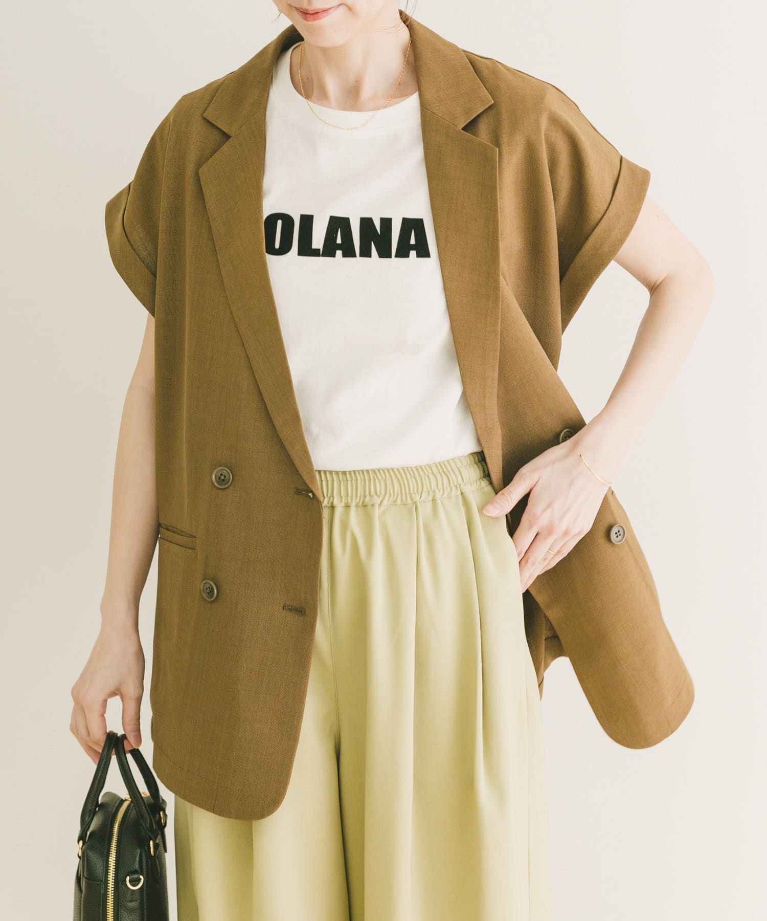 SMOOTH LINEN TOUCH ジレ