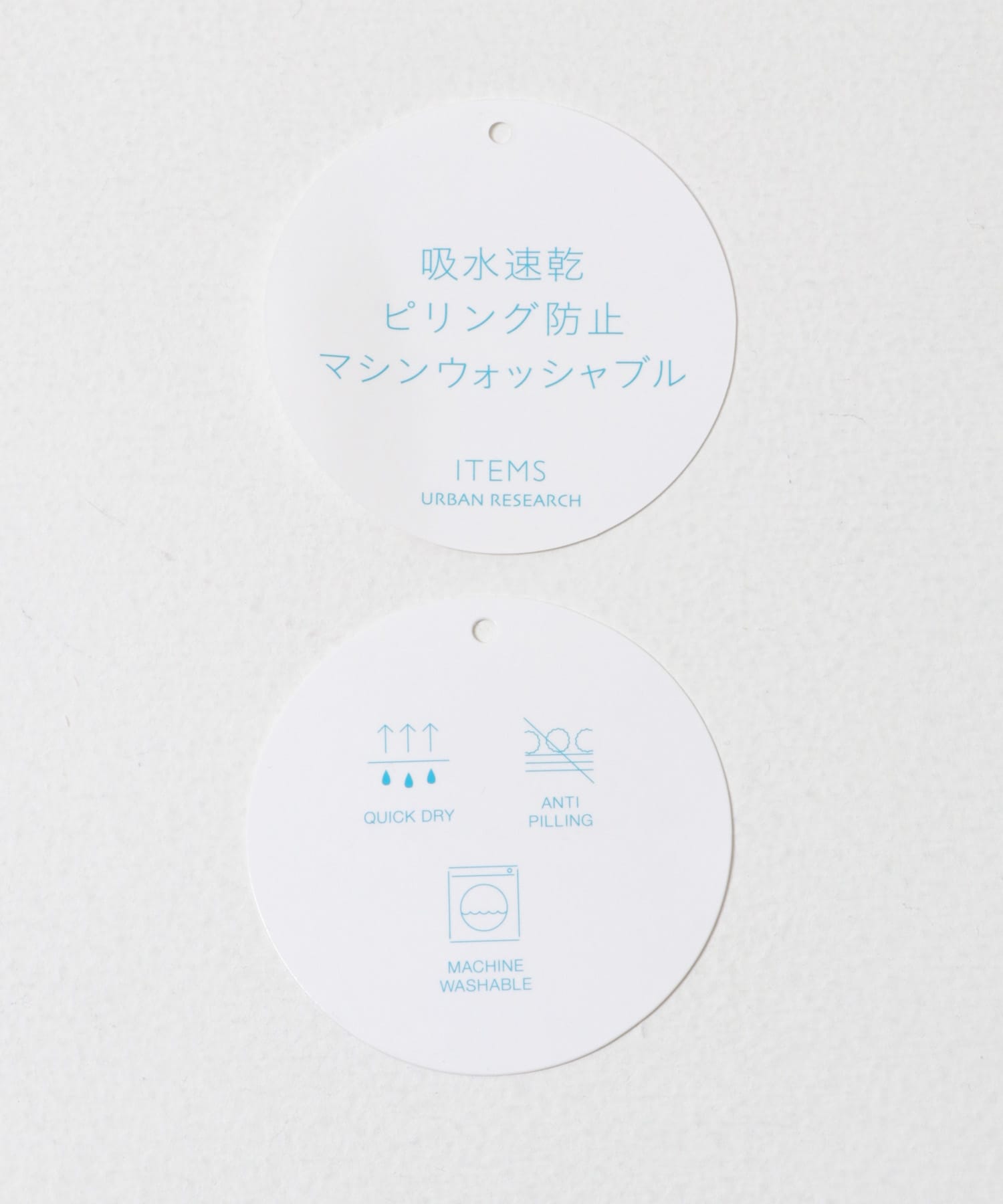 配色ワッフルヘンリーネックカットソー BLACK M