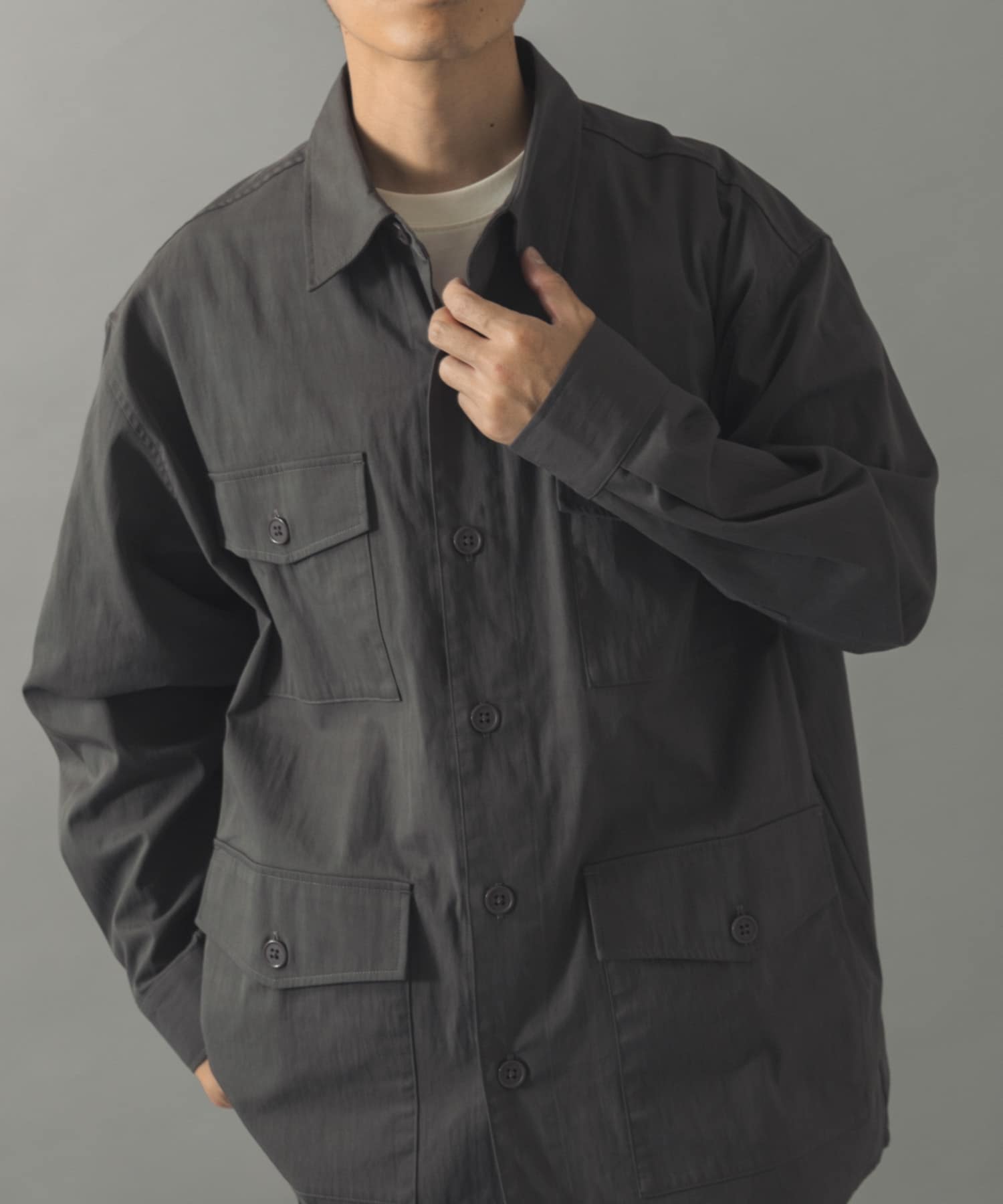 4-pocket ツイルフィールドシャツジャケット