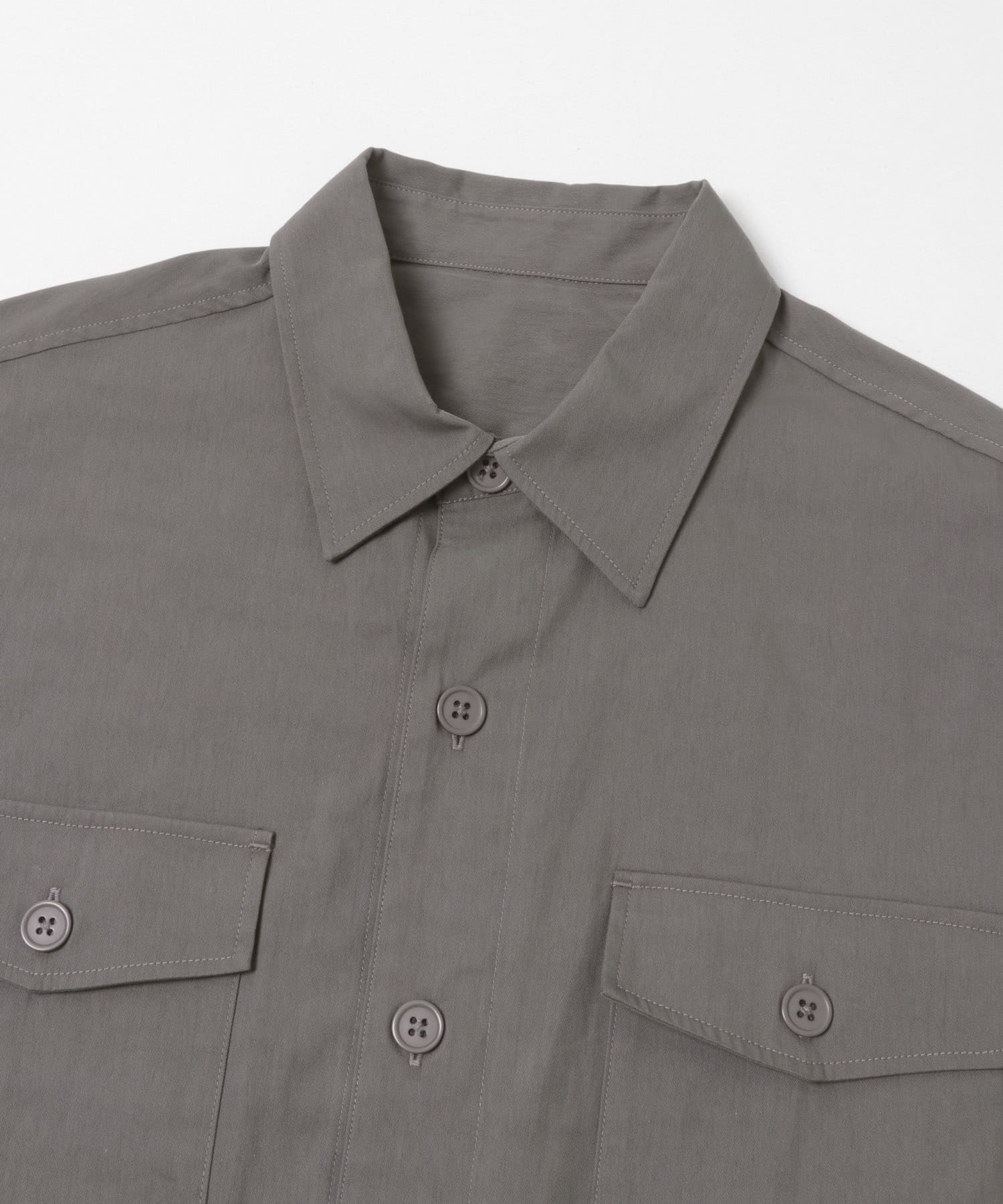 4-pocket ツイルフィールドシャツジャケット CHARCOAL M