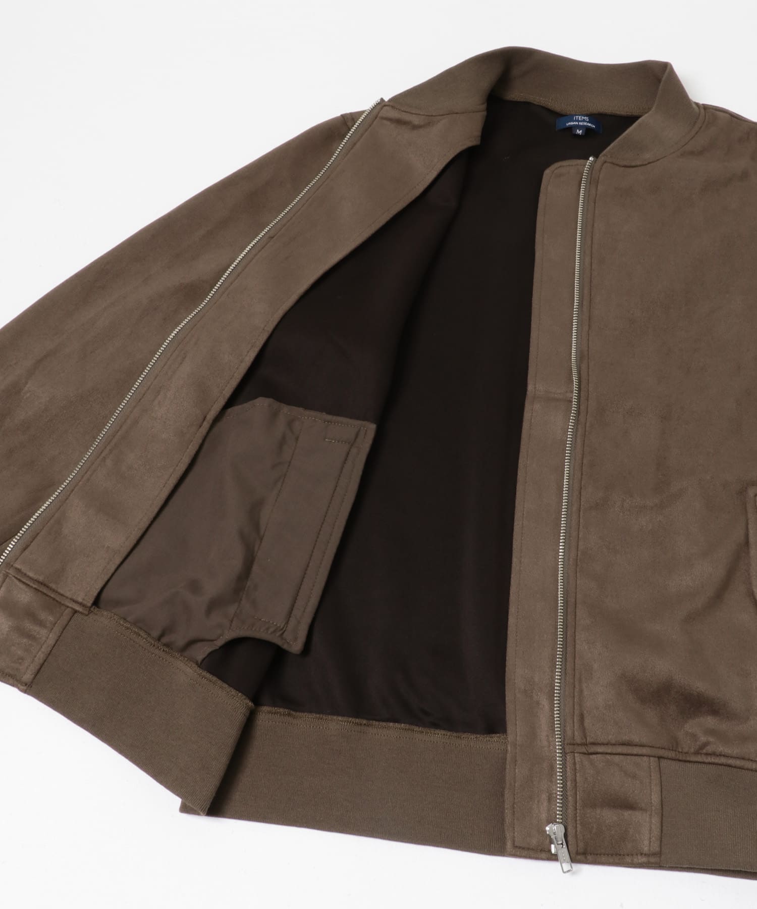 F.S.MA-1 Zip Up ライトブルゾン BROWN M