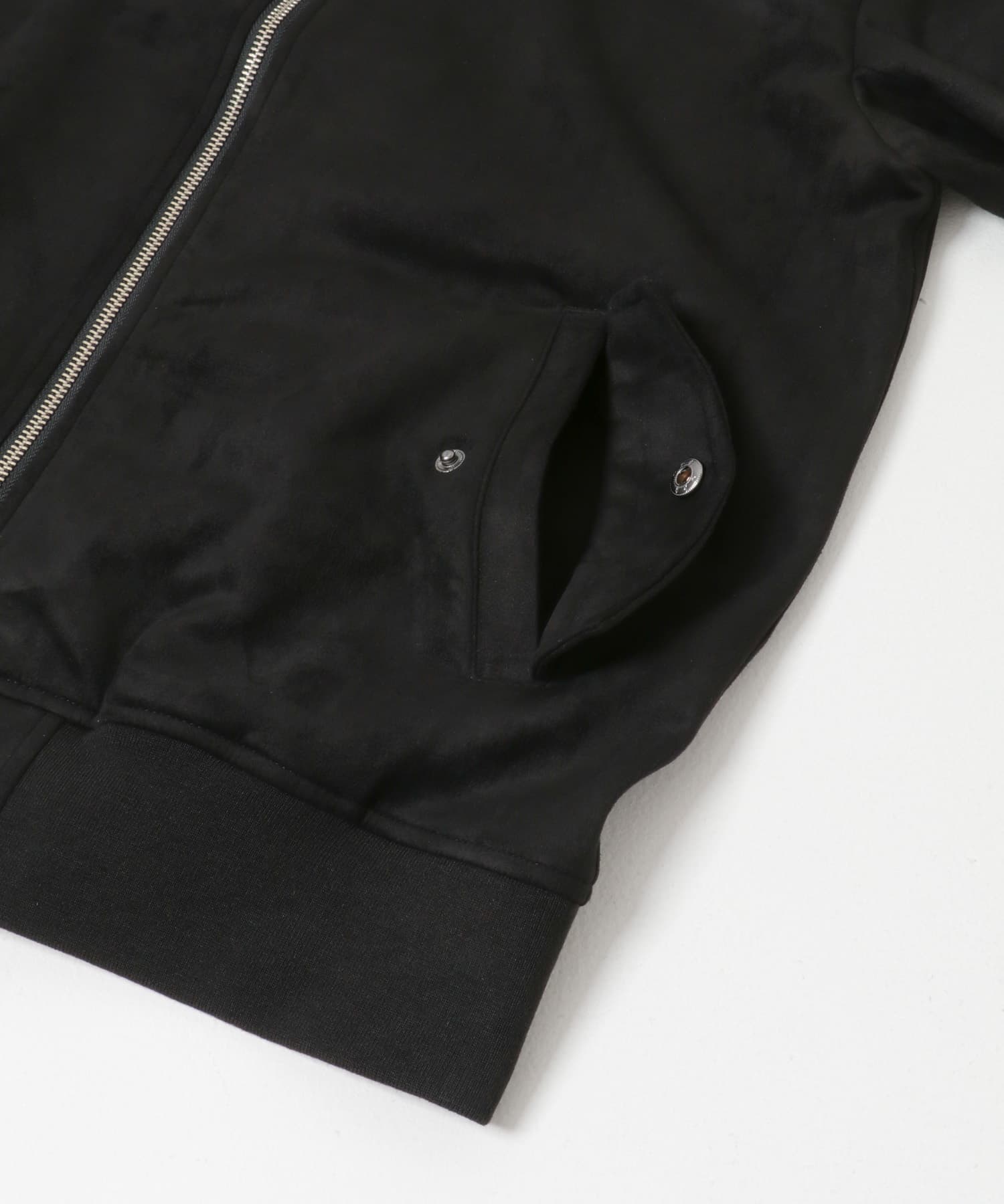 F.S.MA-1 Zip Up ライトブルゾン BLACK M