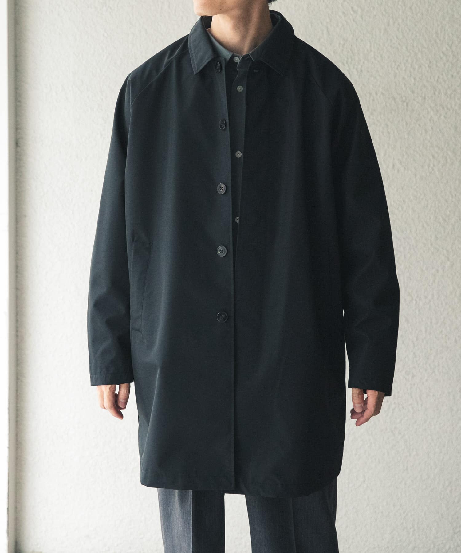 撥水×防風 3Layerバルカラーコート(M BLACK): アウター｜URBAN