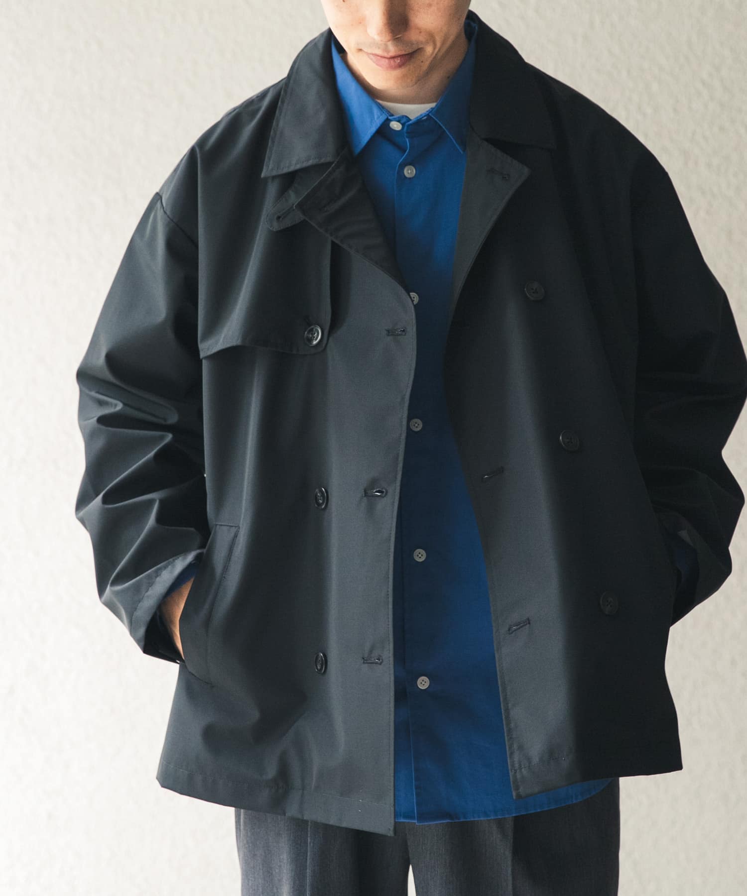 撥水×防風 3Layerショートトレンチ(M BLACK): アウター｜URBAN