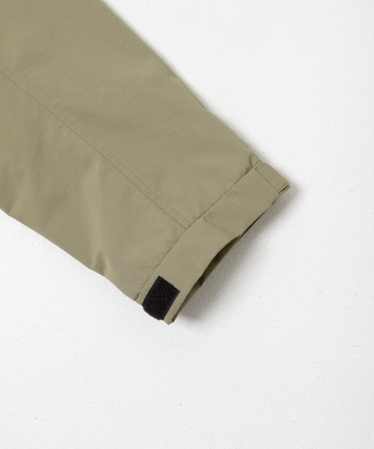 『防風/撥水』ナイロンスタンドネックミリタリーブルゾン KHAKI M