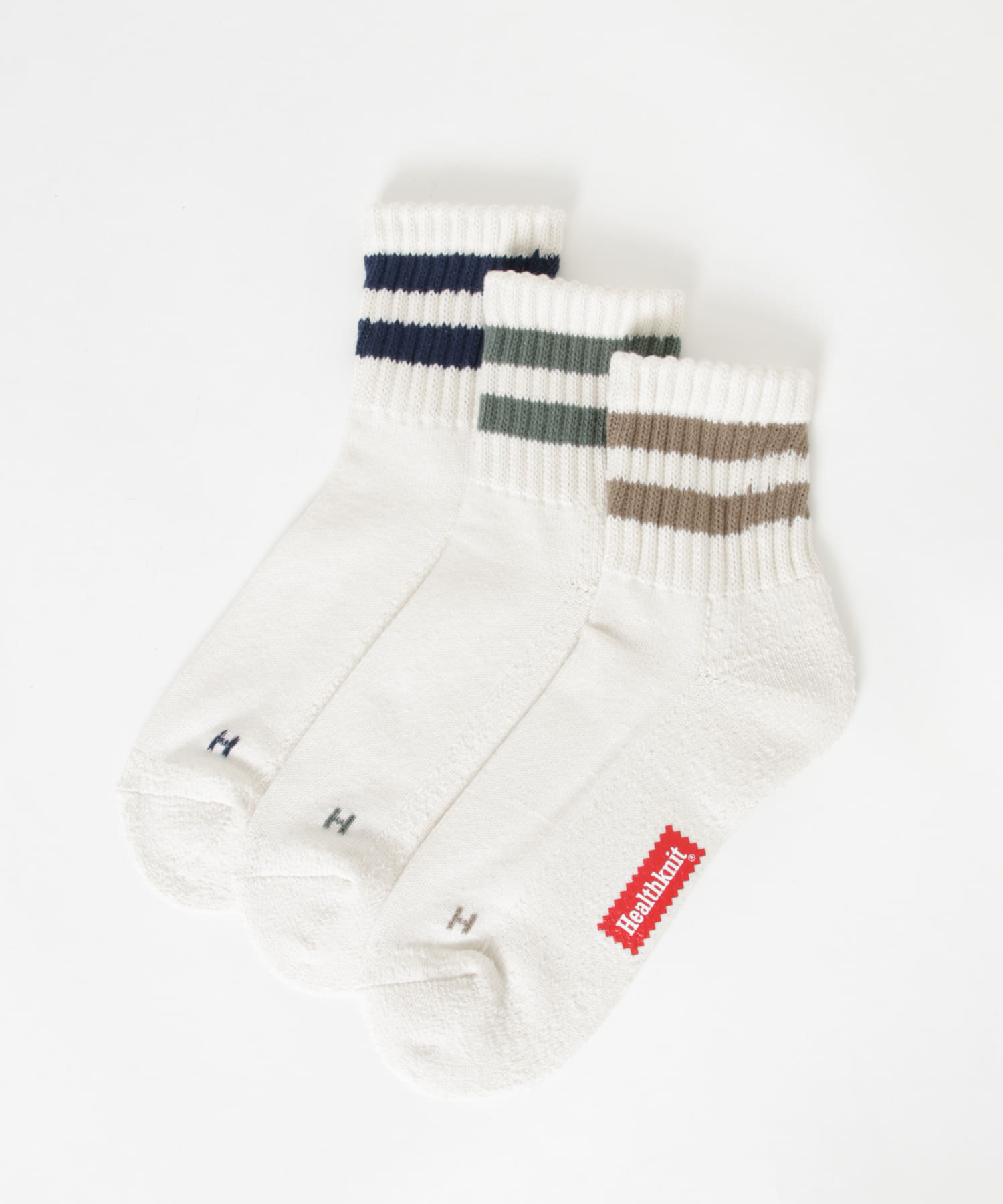 Healthknit　HK シンカー 2LINE ミドルソックス 3P
