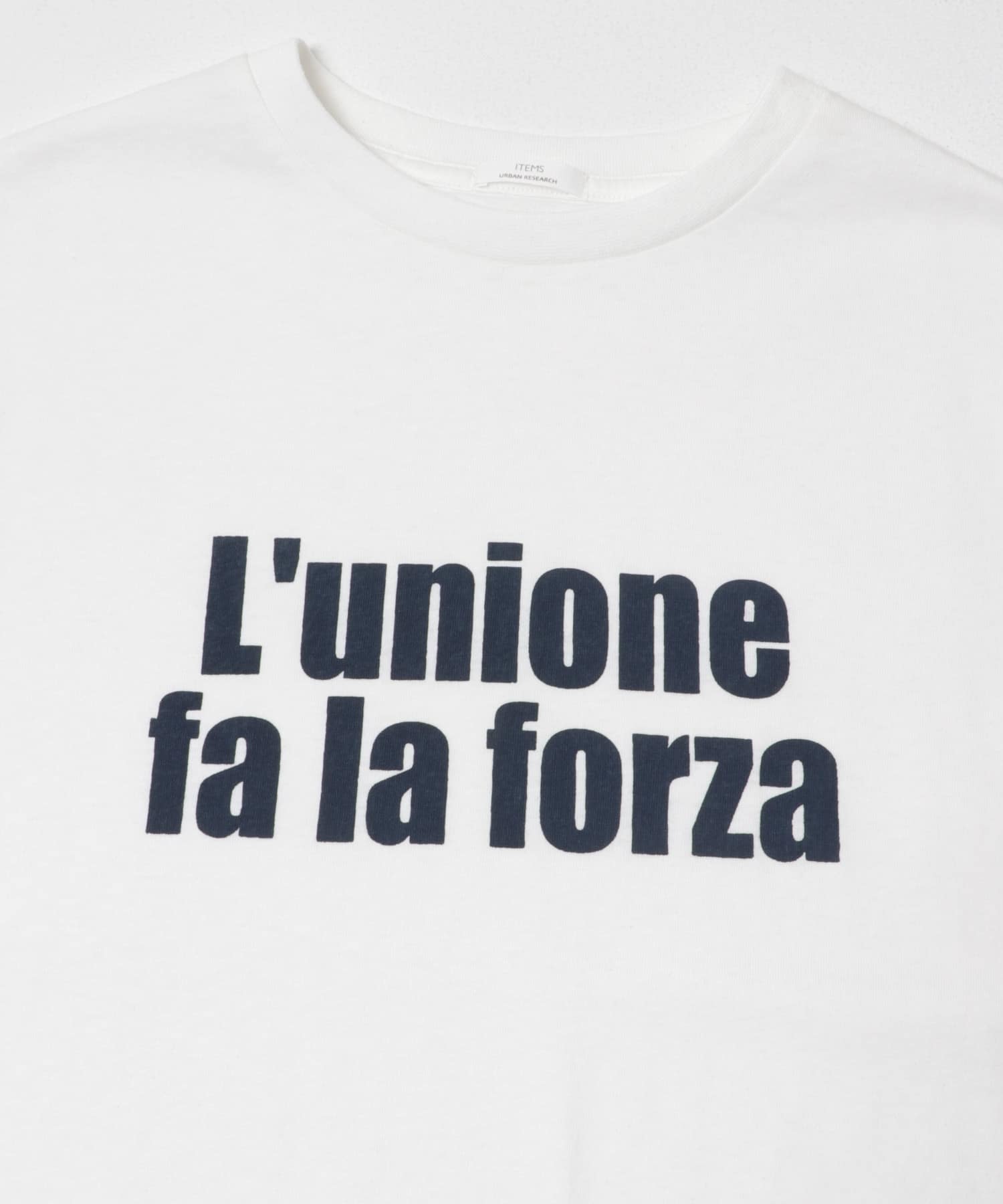 ロゴハンソデTシャツ WHT Free