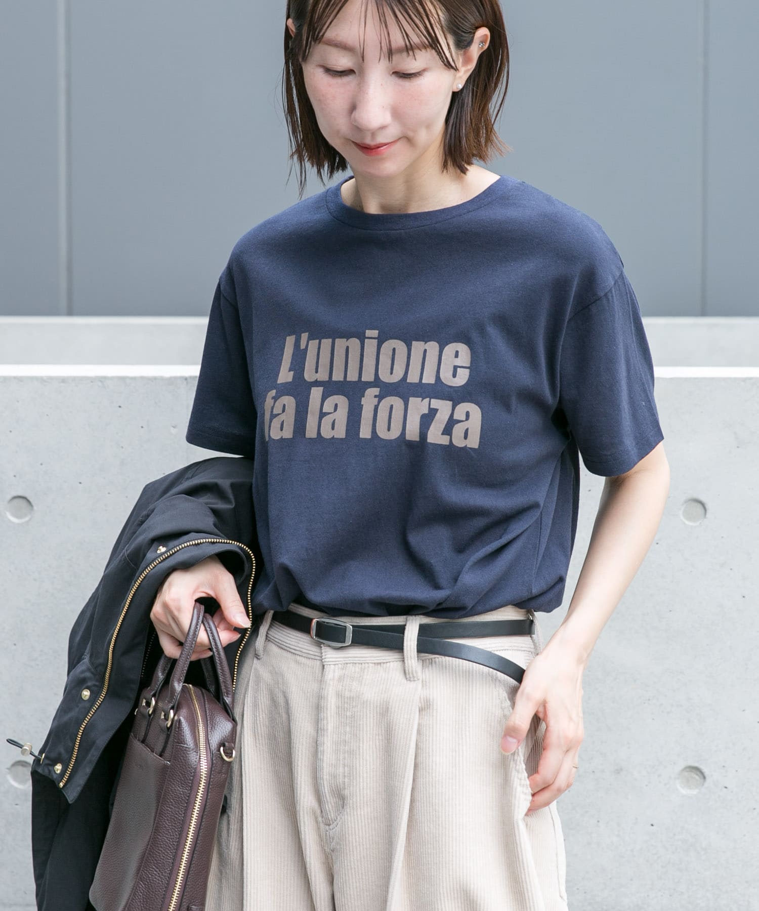 ロゴハンソデTシャツ