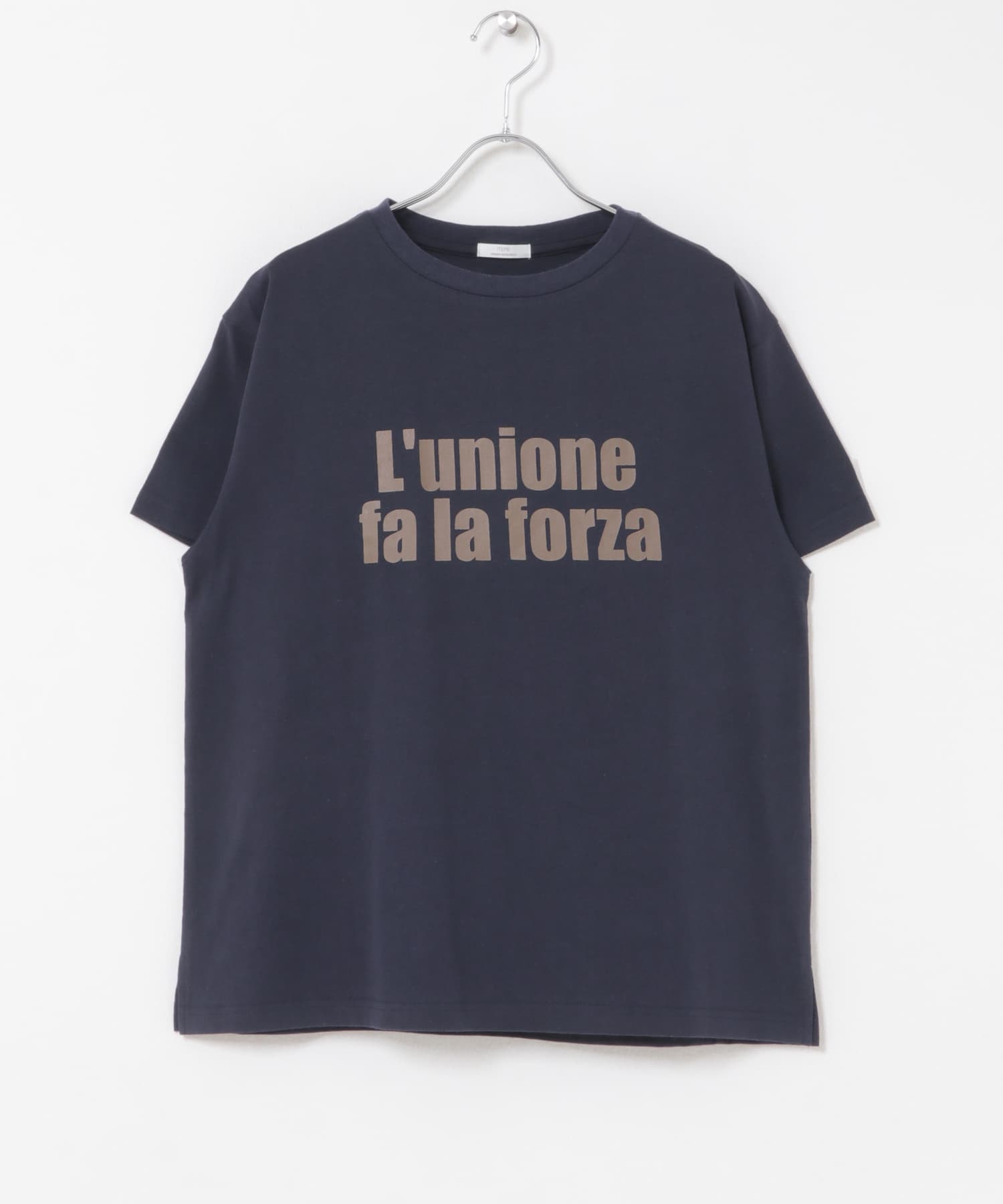 ロゴハンソデTシャツ NVY Free