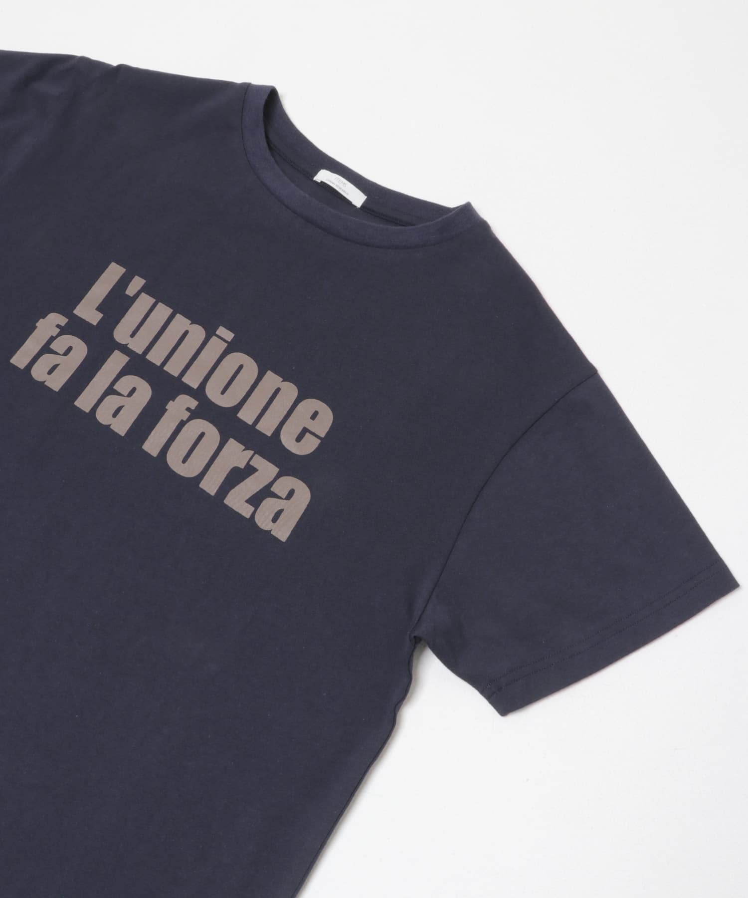 ロゴハンソデTシャツ NVY Free