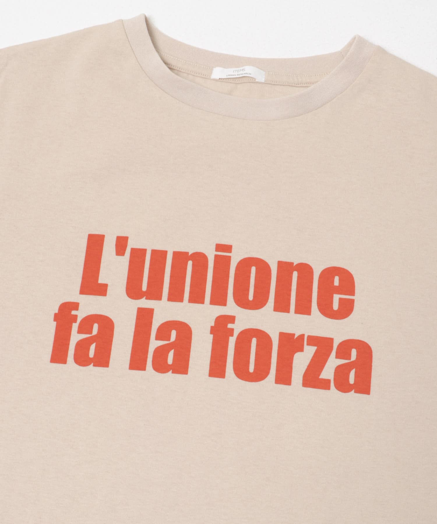 ロゴハンソデTシャツ L/GREGE Free