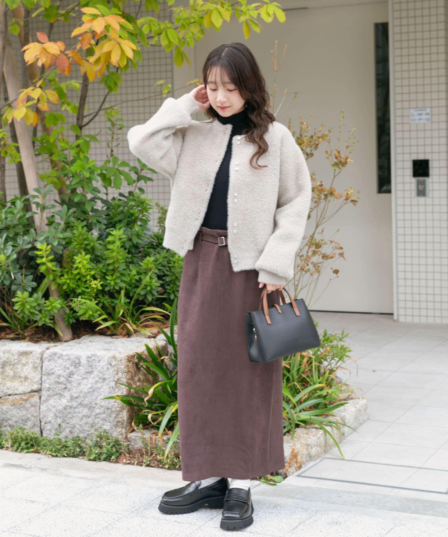 洗濯可』モチモチハイネックリブニット(Free BLK): トップス｜URBAN