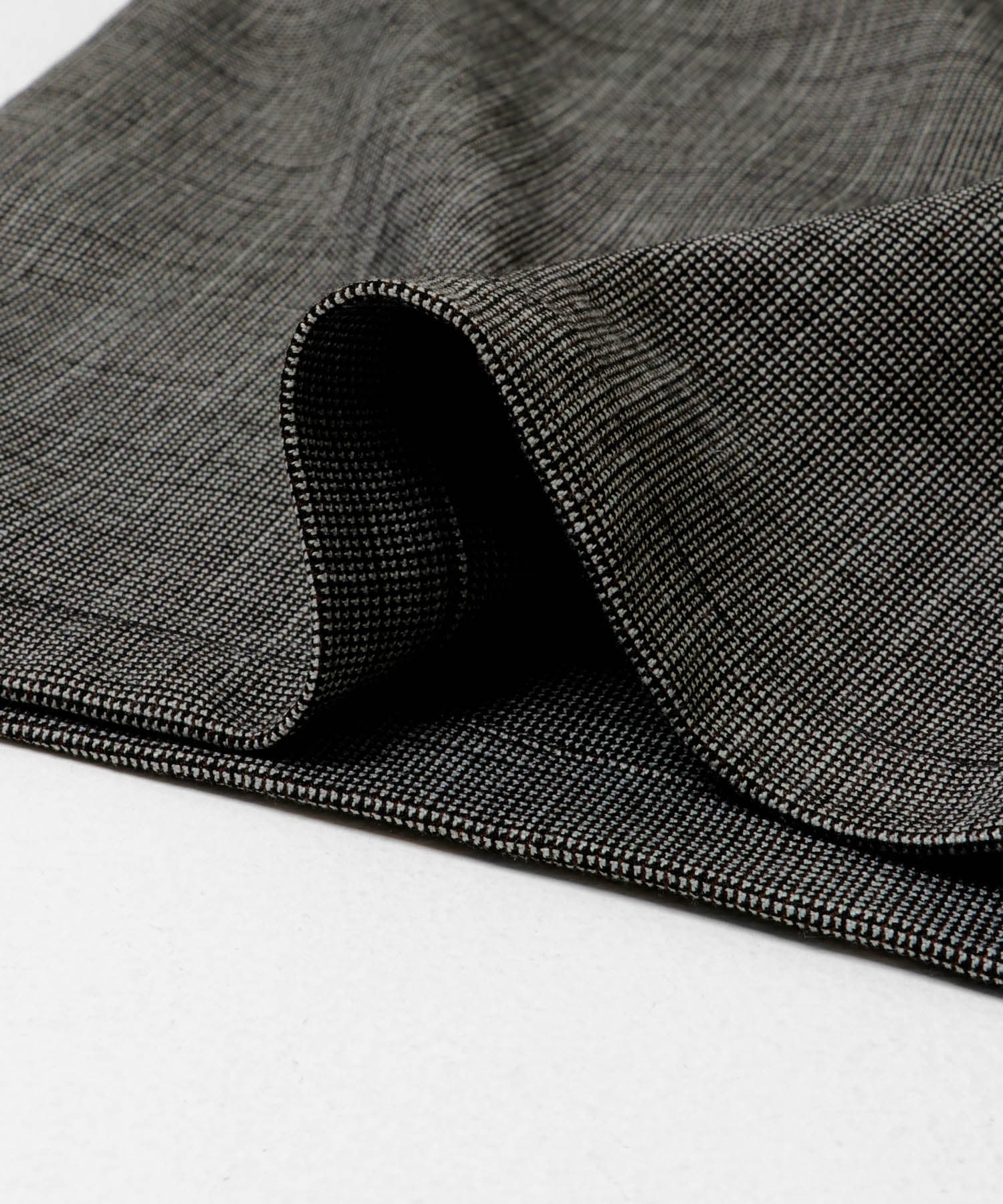 ラップワイドパンツ BLK S