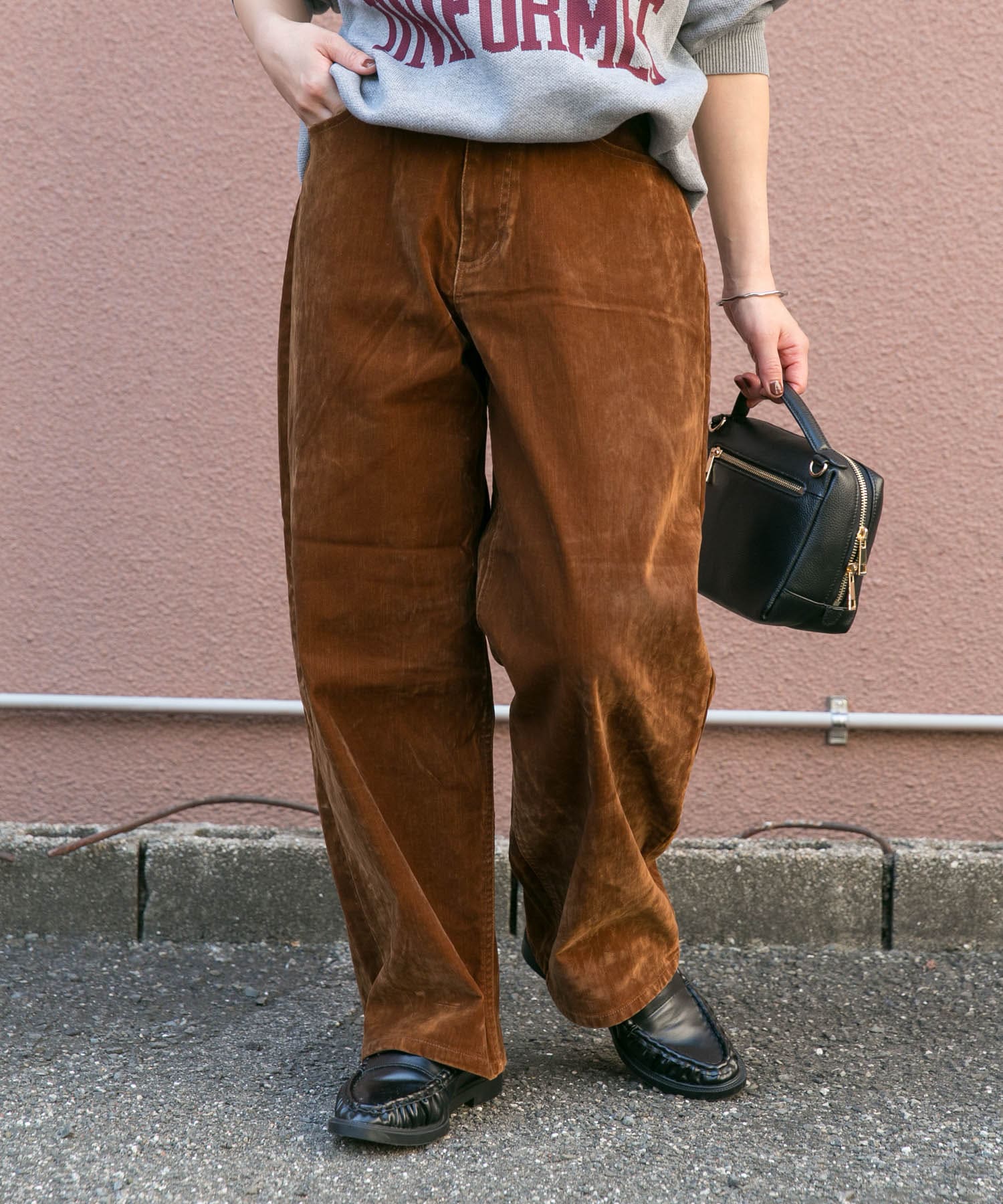 コクーンワイドパンツ