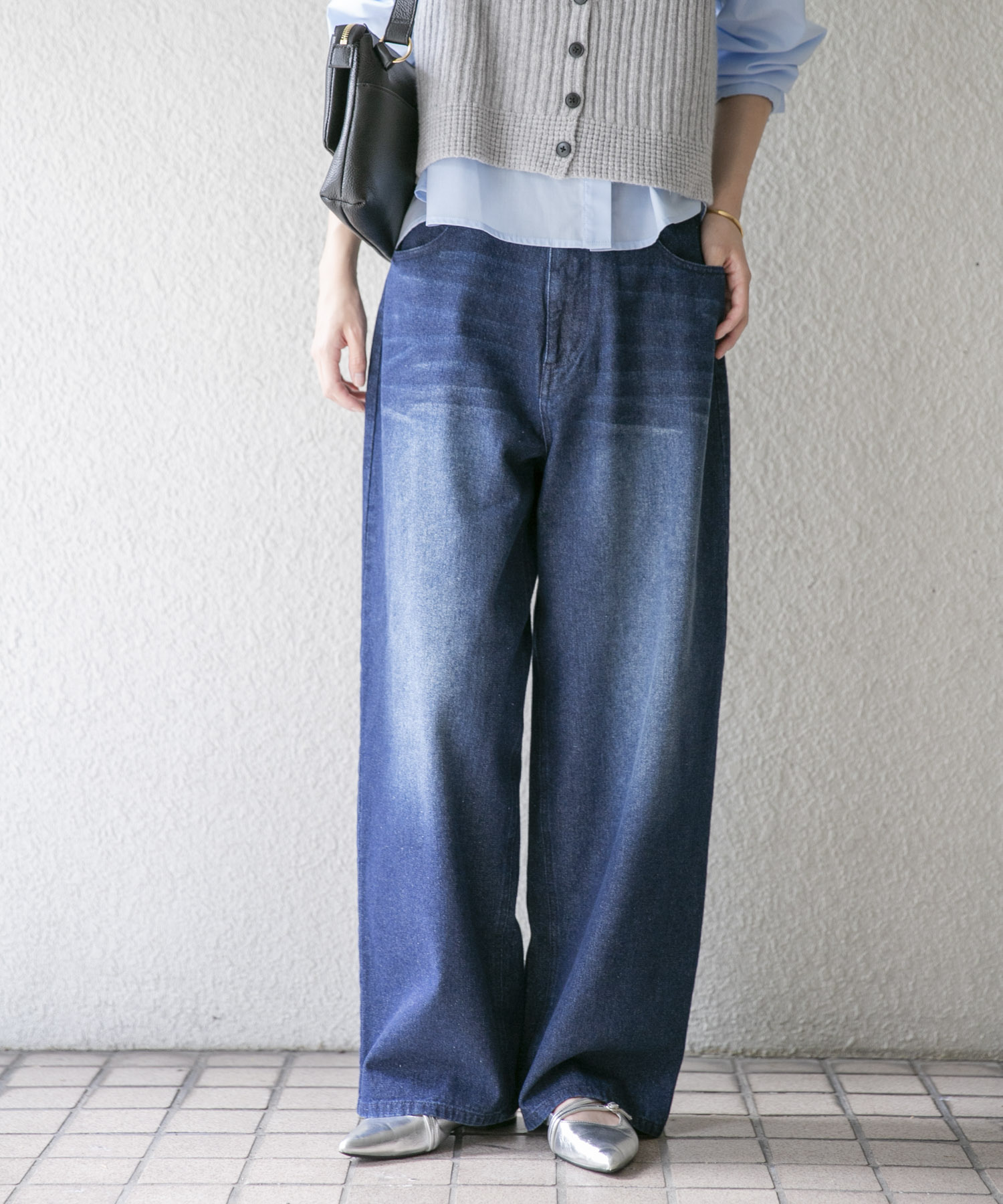 コクーンワイドパンツ