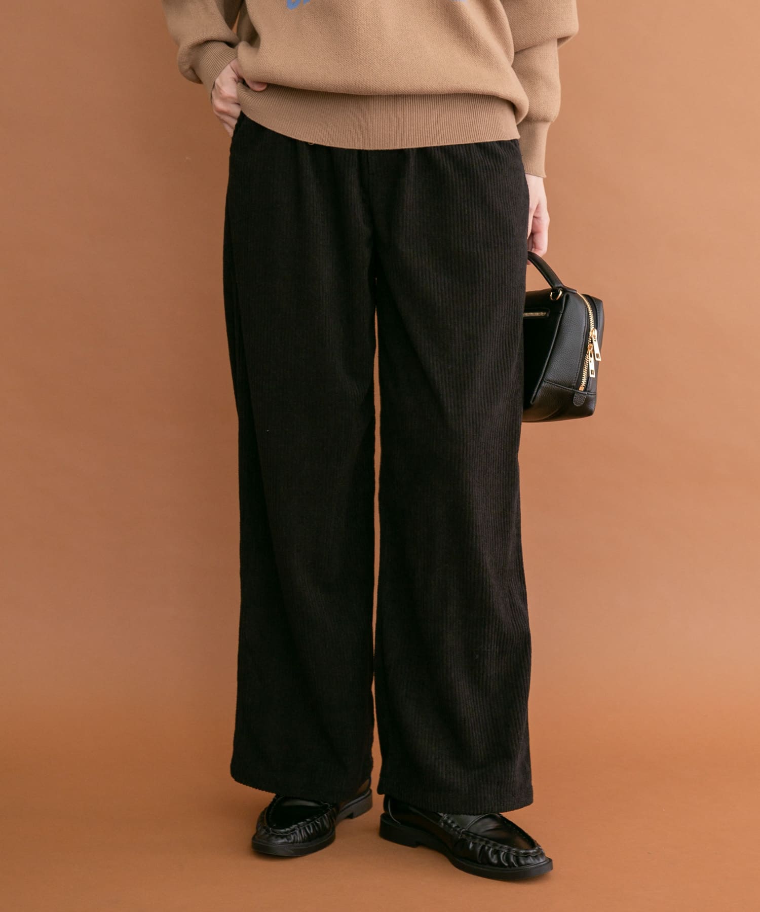 コーデュロイストレートパンツ
