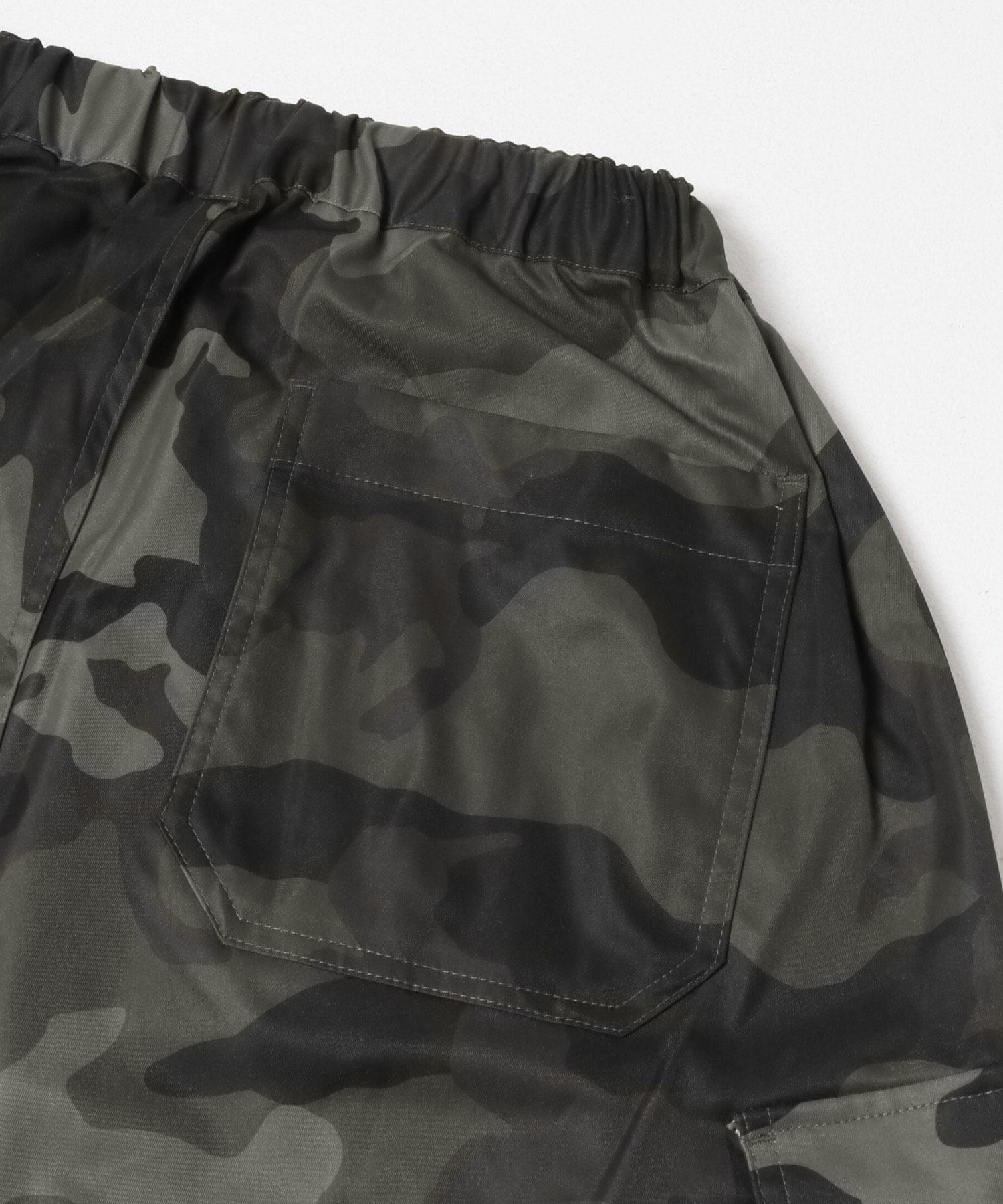 『速乾/イージーケア』高機能ウエストイージー ツイルカーゴパンツ CAMOUFLAGE M
