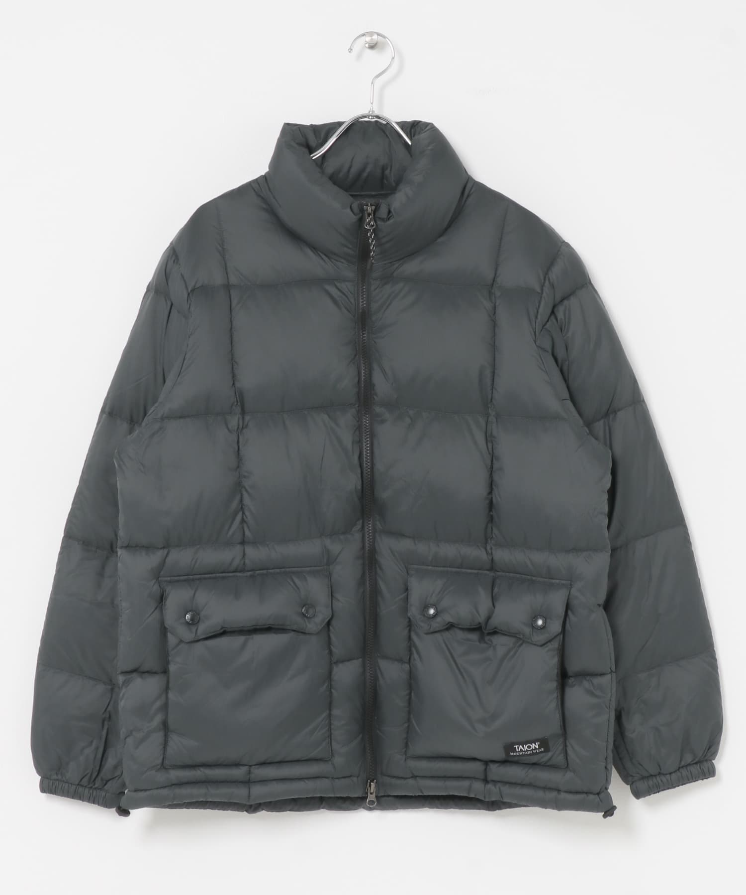 TAION　Mt.Hi-Neck Volume Down Jacket D.GRAY M