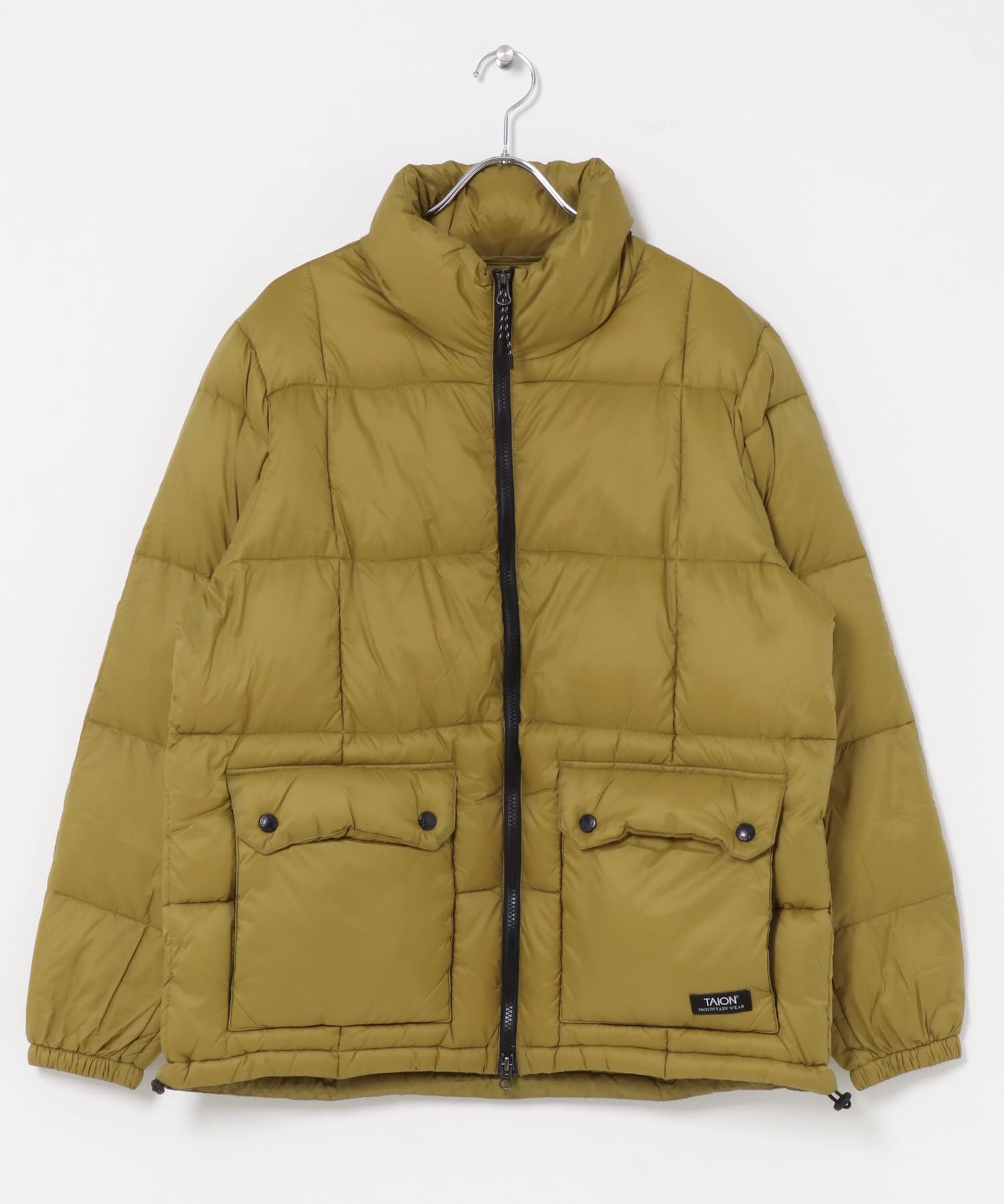 TAION　Mt.Hi-Neck Volume Down Jacket COYOTE M