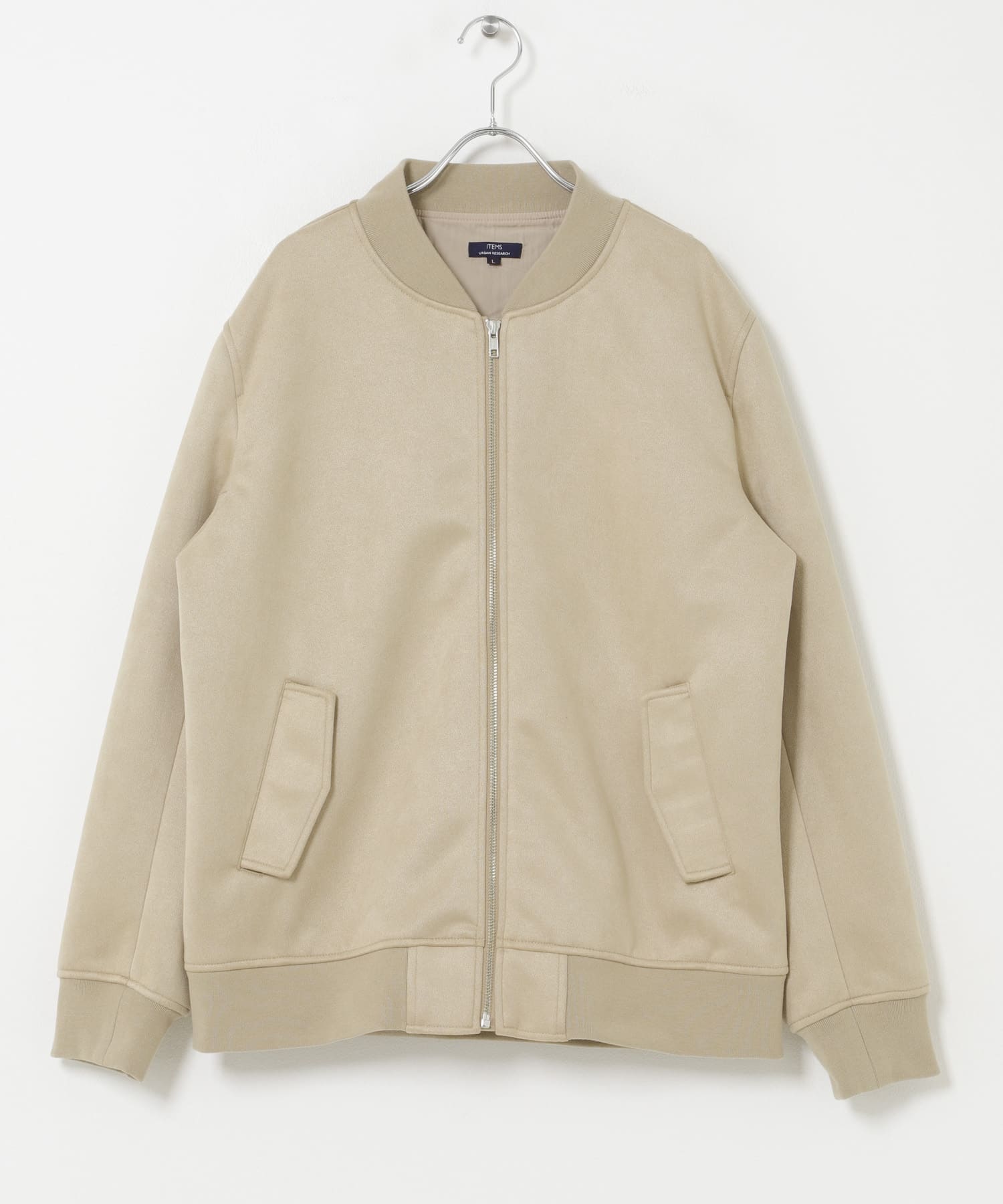F.S. MA-1 ジップアップブルゾン BEIGE M