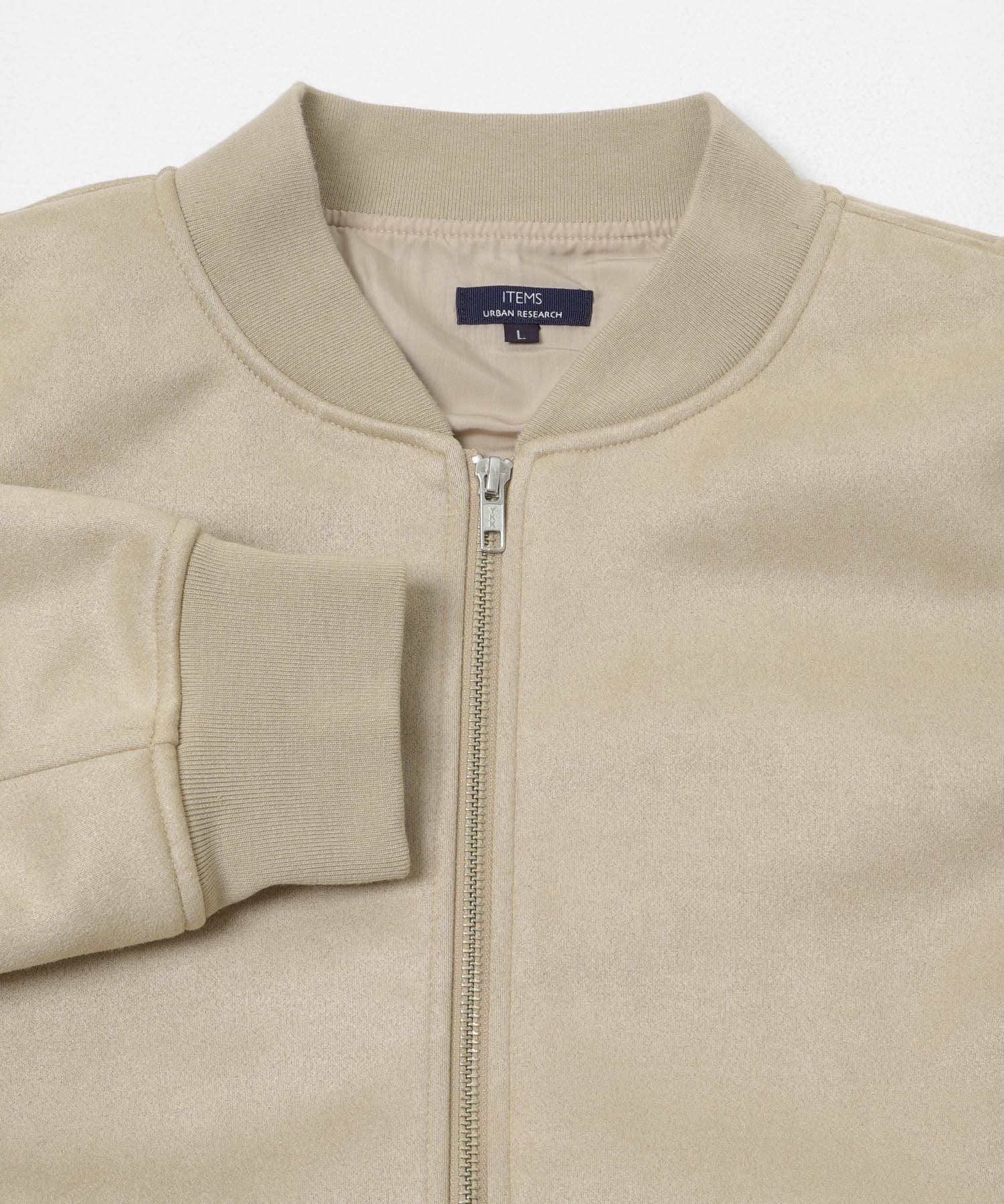 F.S. MA-1 ジップアップブルゾン BEIGE M