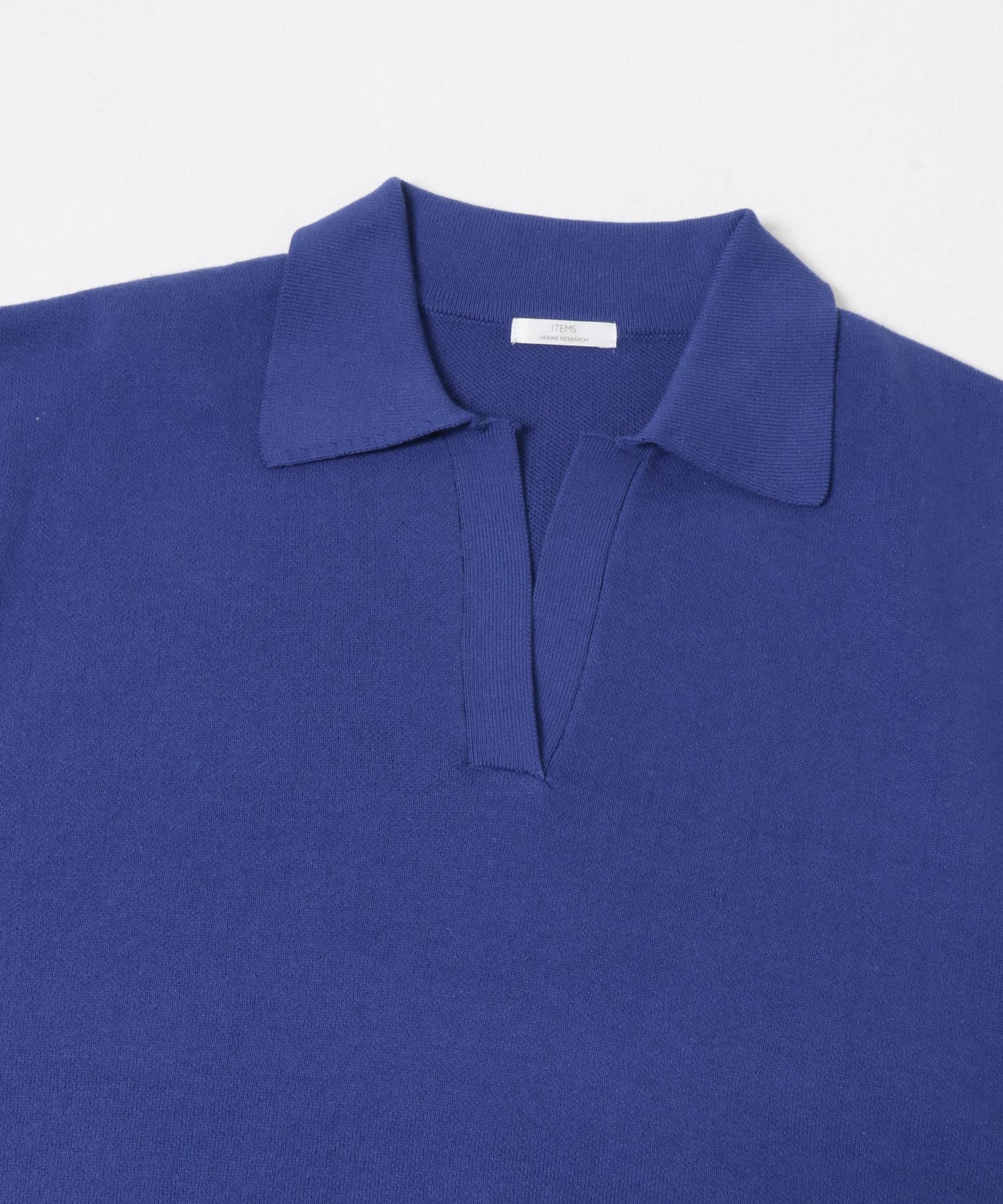 襟付きスキッパーニット BLU Free