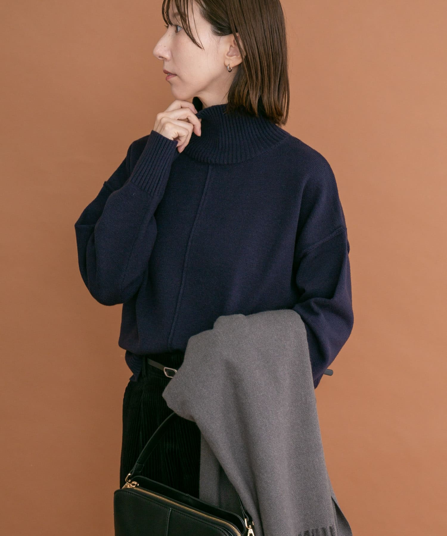 ハイネックワイドニット(Free OFF×BLK): トップス｜URBAN RESEARCH公式