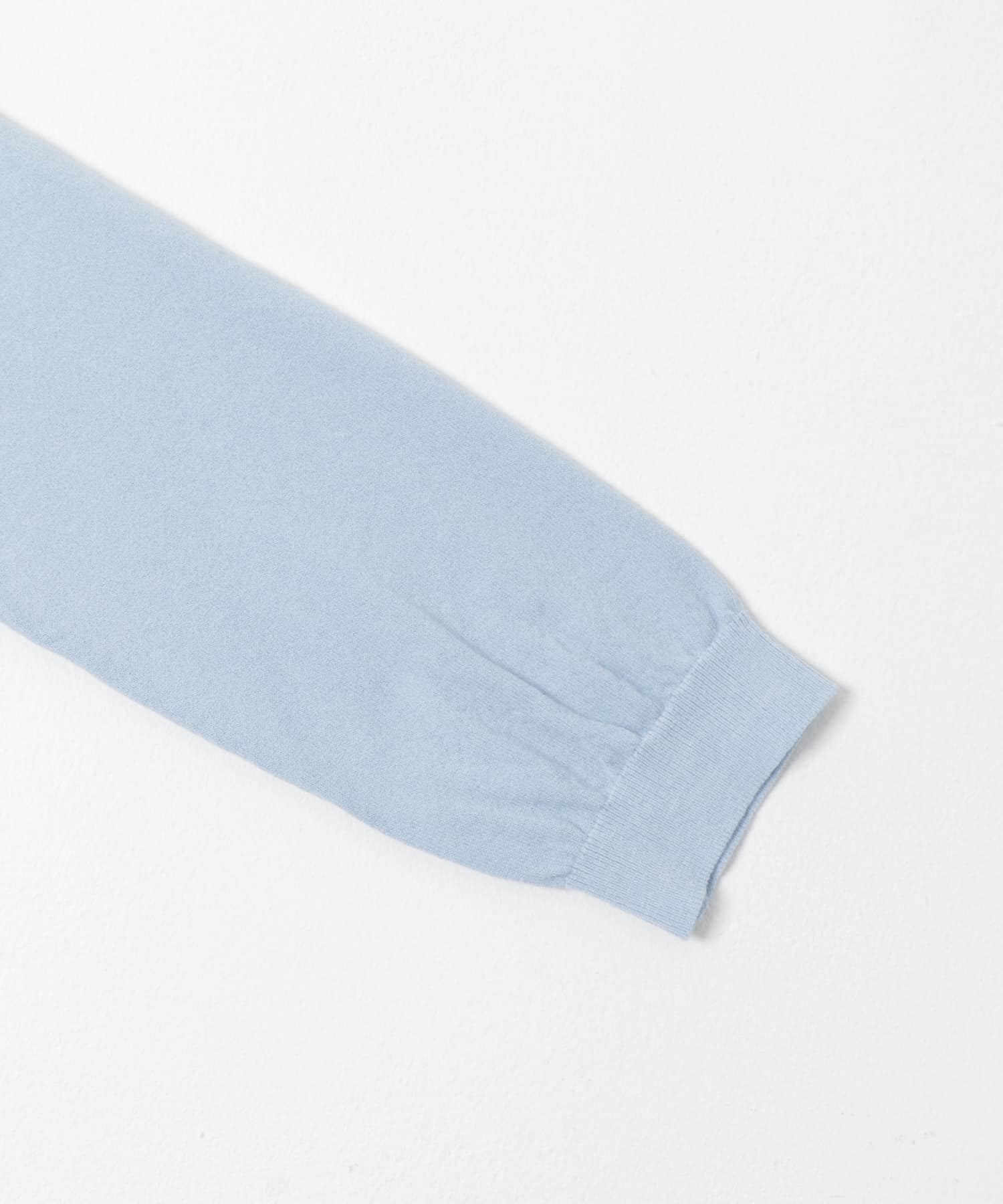 MEYAME　COTTON KNIT LONG SLEEVE TEE SKY Free