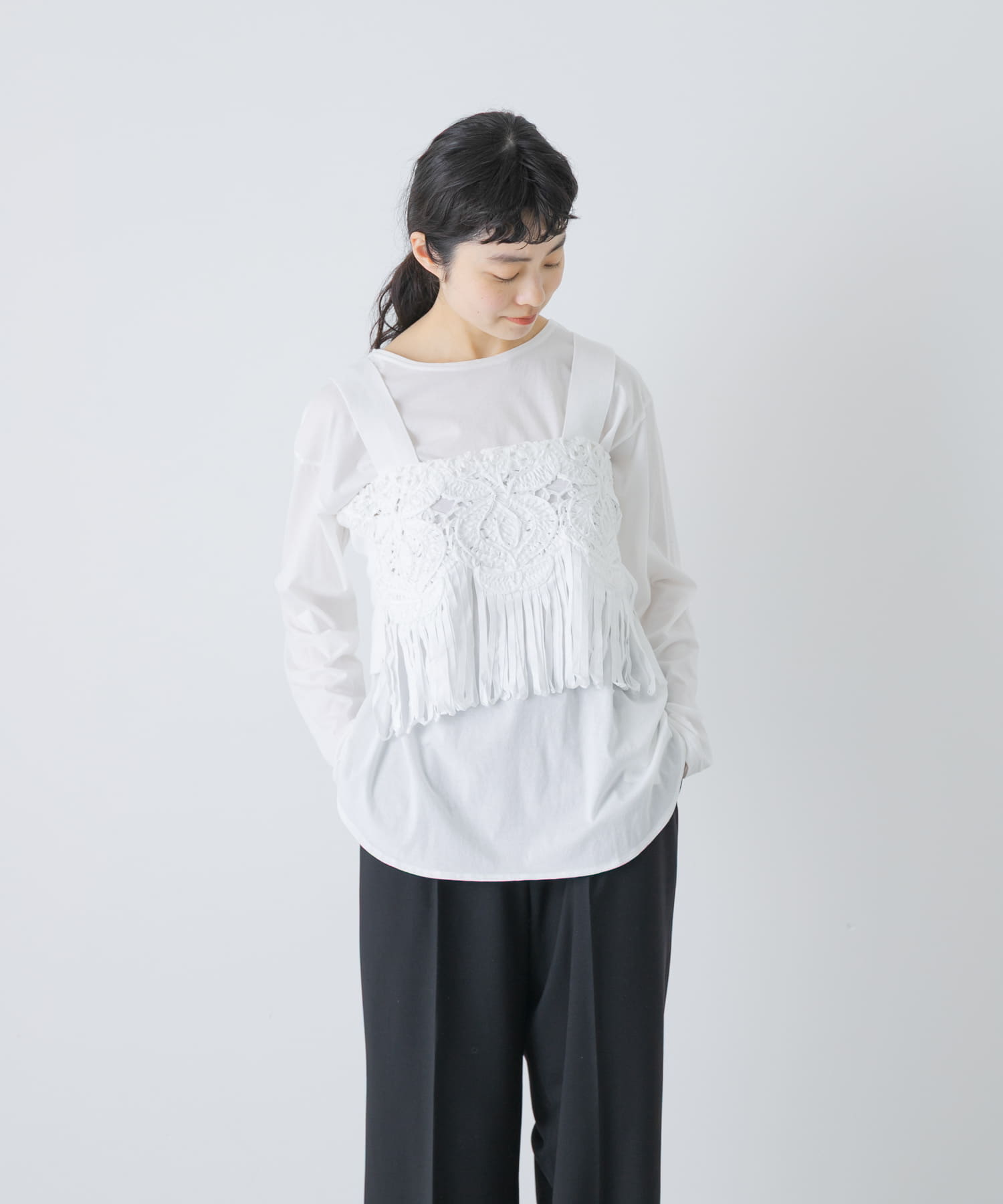 身長：162cm サイズ：Free